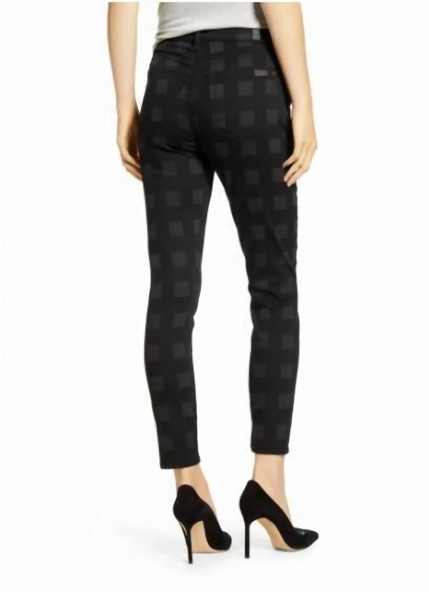 7 For All Mankind - High Waist Laser Ankle Skinny Jeans