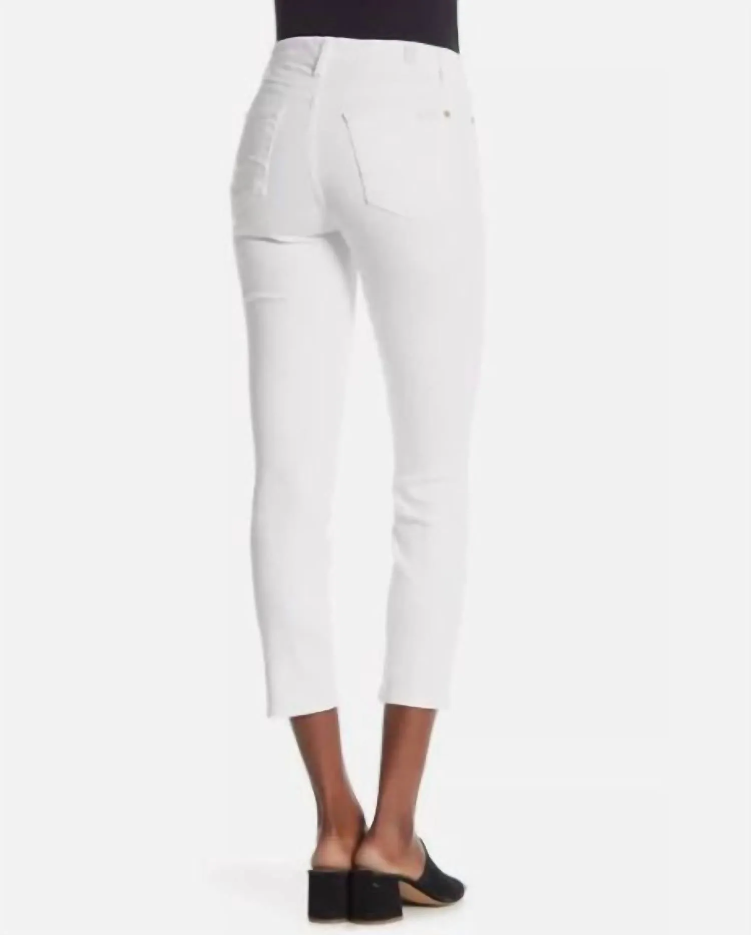 7 For All Mankind - Kimmie High-Waist Crop Skinny Jeans