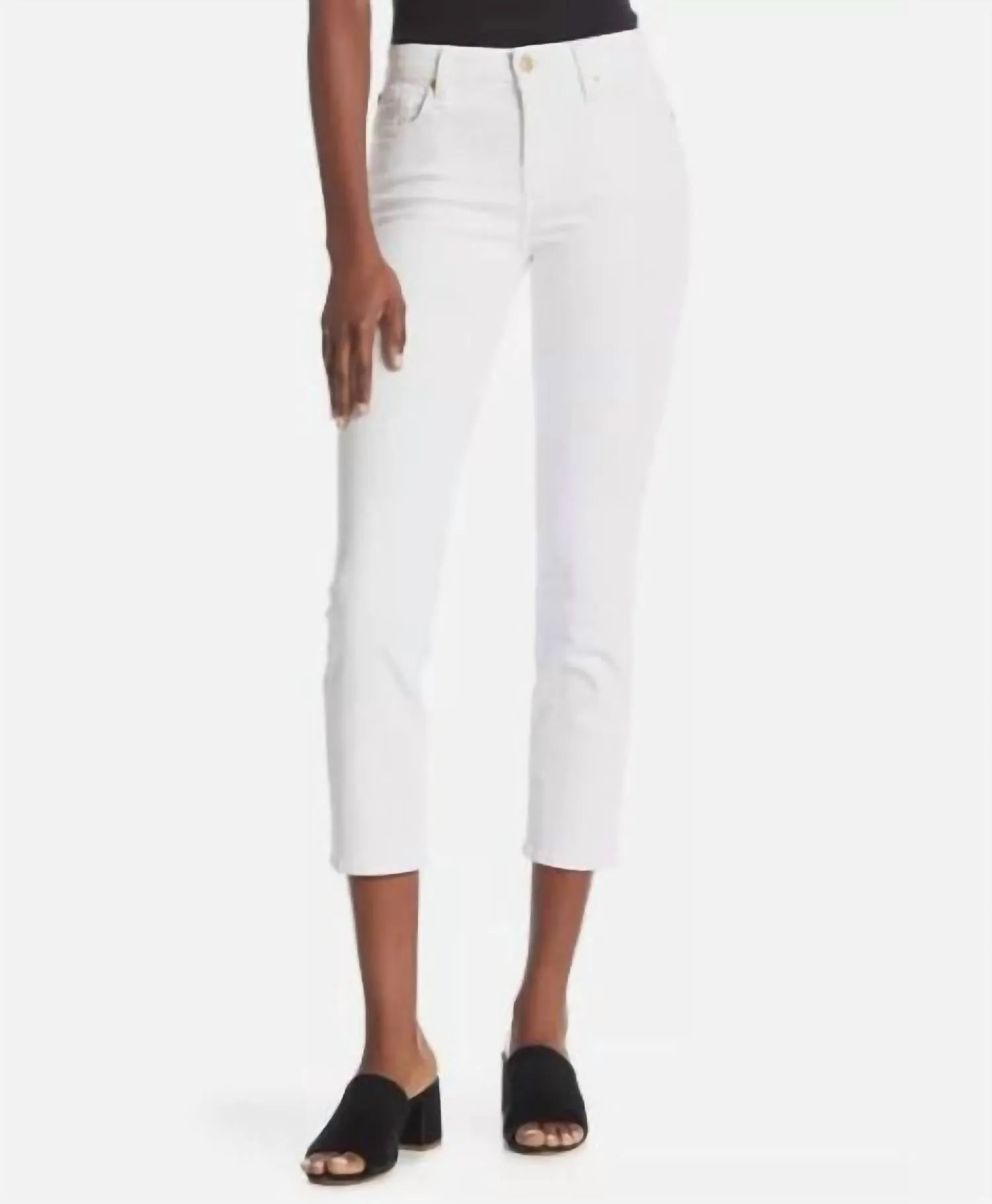 7 For All Mankind - Kimmie High-Waist Crop Skinny Jeans