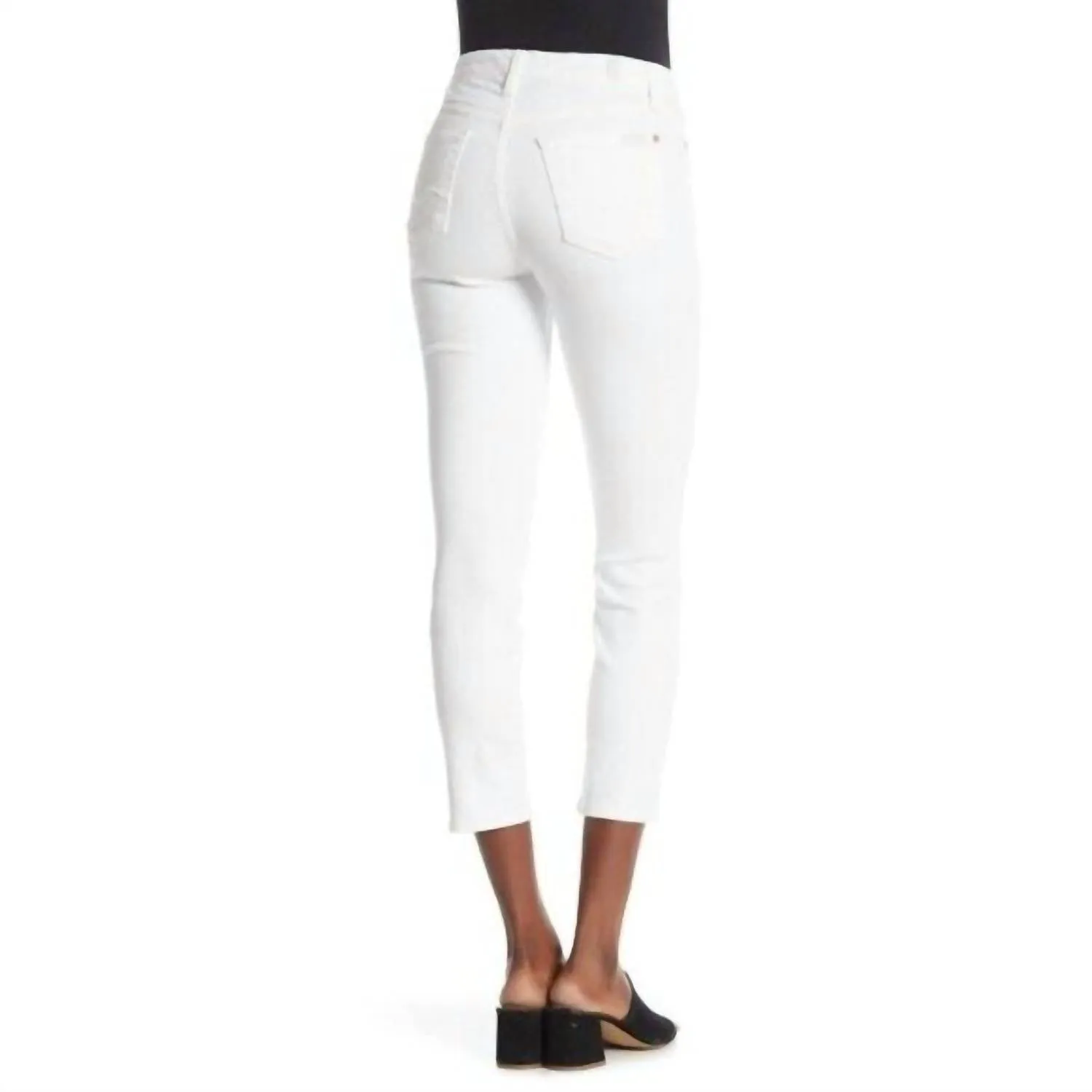 7 For All Mankind - Kimmie High-Waist Crop Skinny Jeans