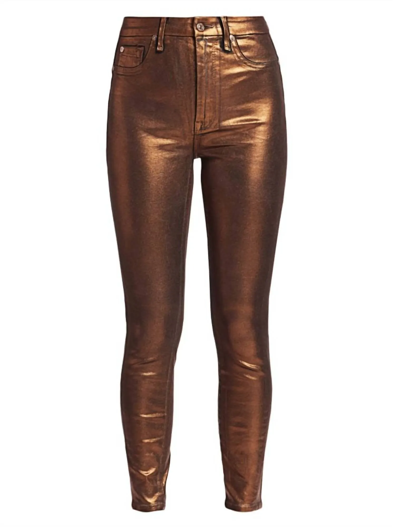 7 For All Mankind - Metallic Coated Jeans