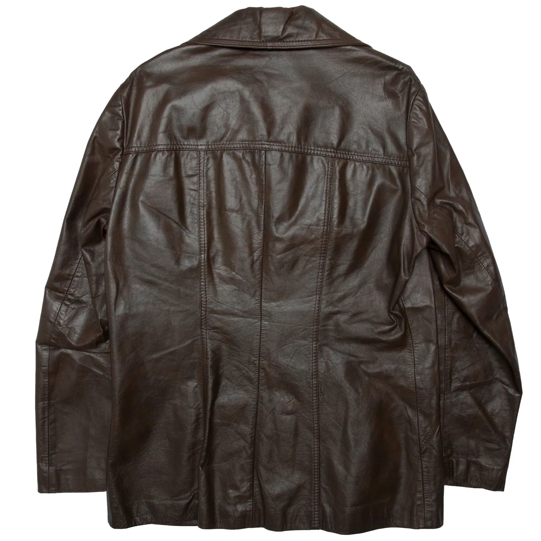 70s, Oversized Collar, Edge-Stitched Lapels, Western