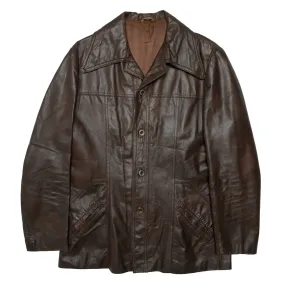 70s, Oversized Collar, Edge-Stitched Lapels, Western