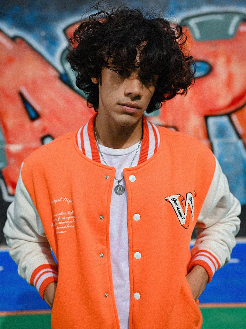 Attitude I DONT GIVE DAMN Varsity Men Jacket