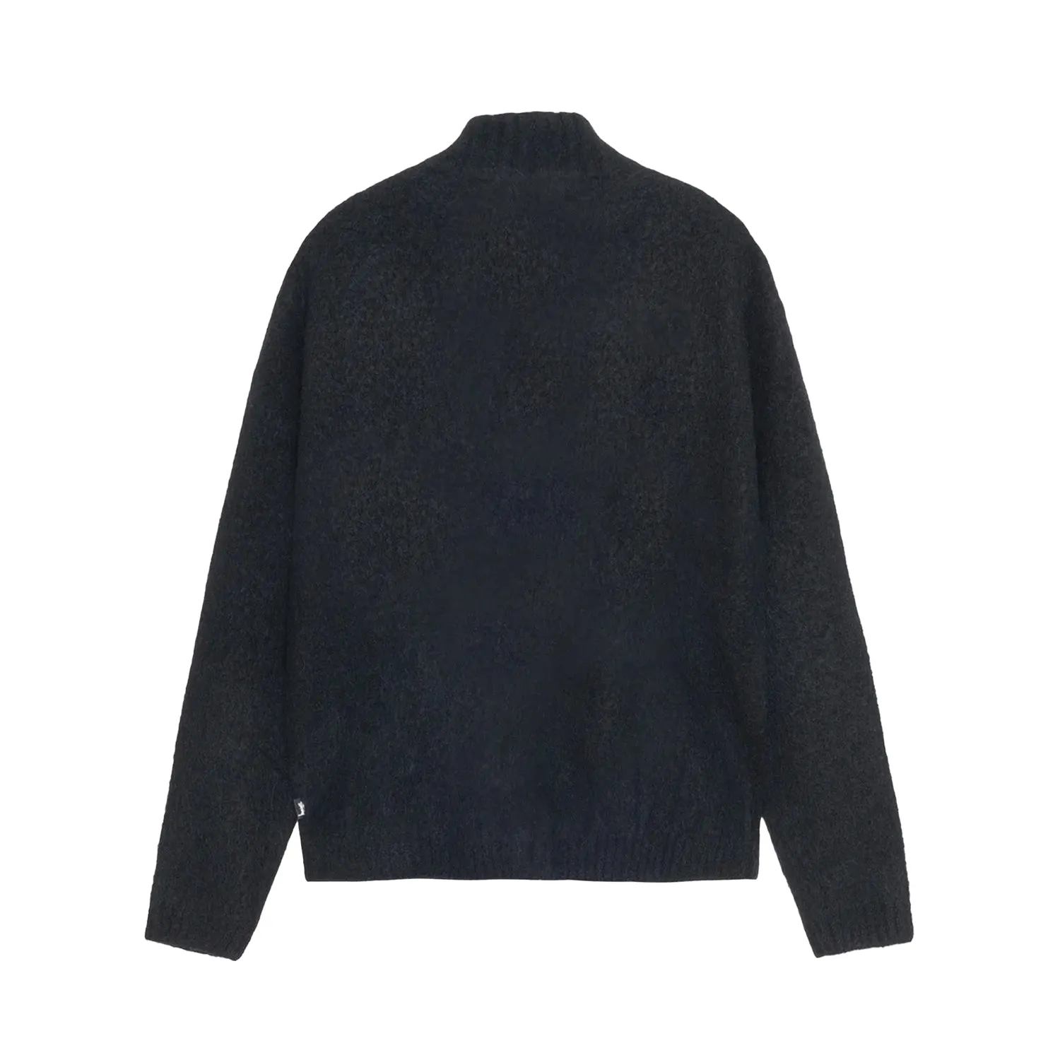 Brushed Mock Full Zip Sweater