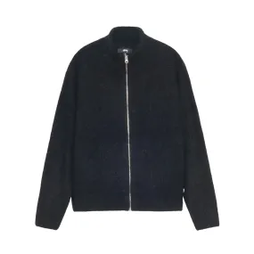 Brushed Mock Full Zip Sweater