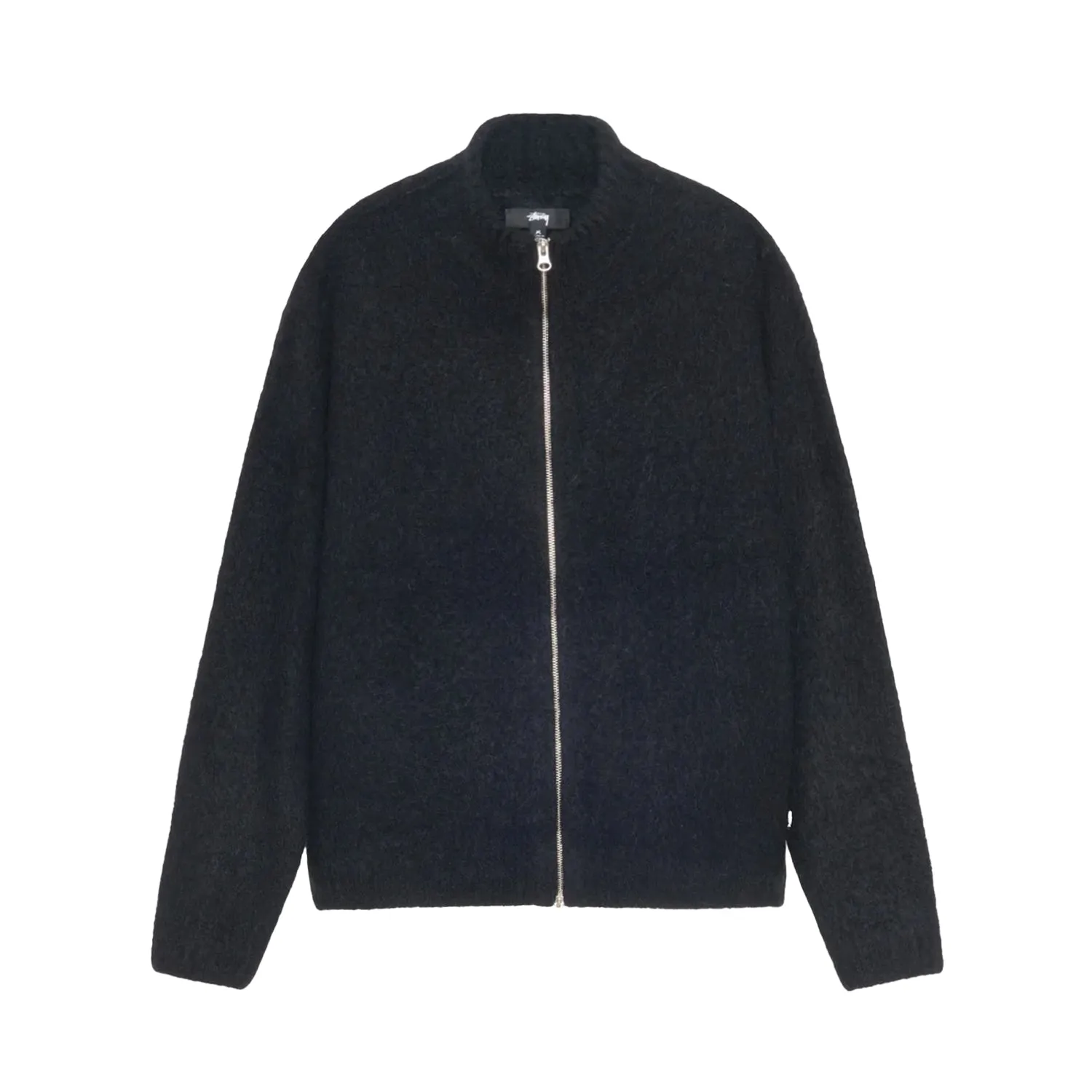 Brushed Mock Full Zip Sweater