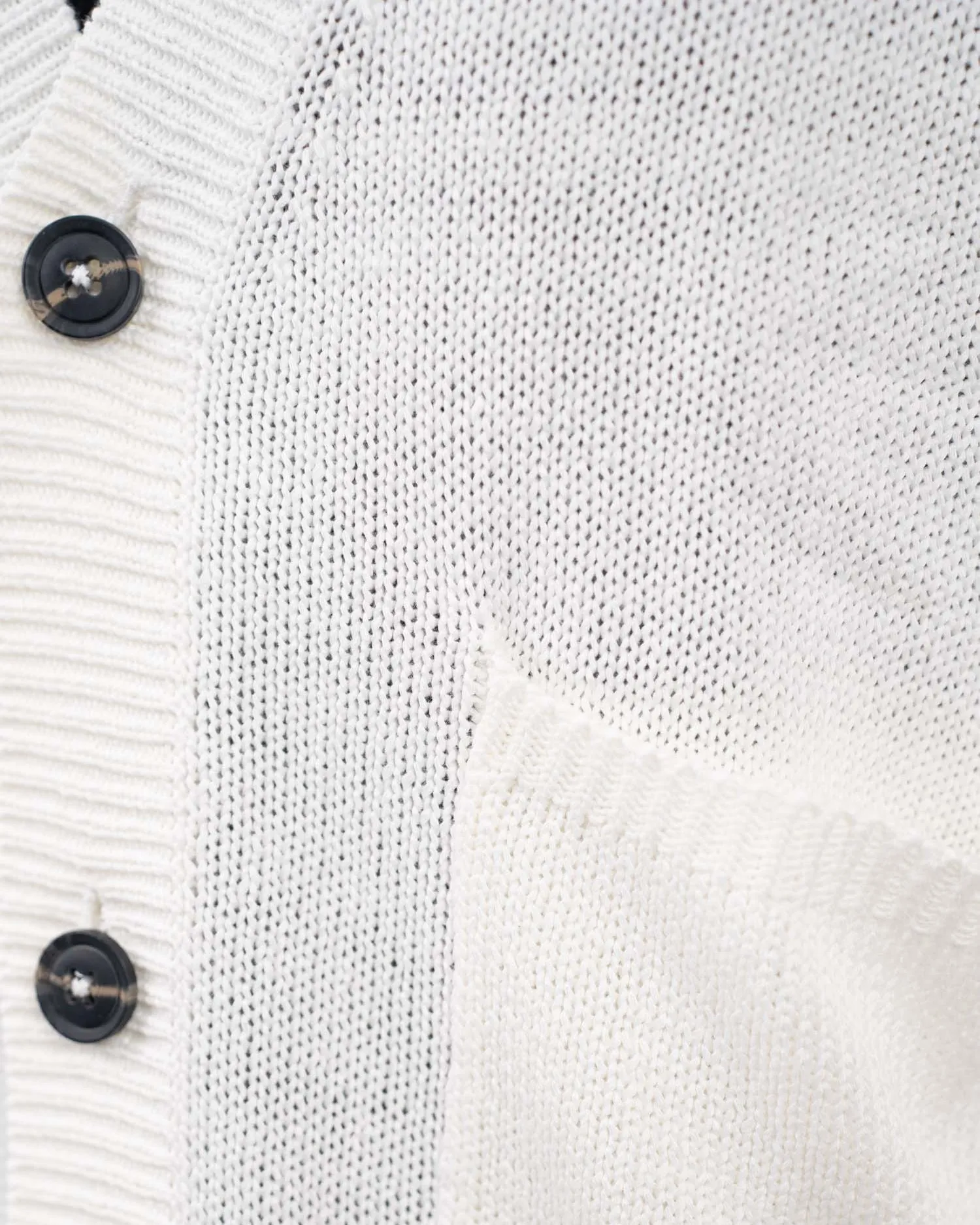 Cardigan With Pockets Hvid