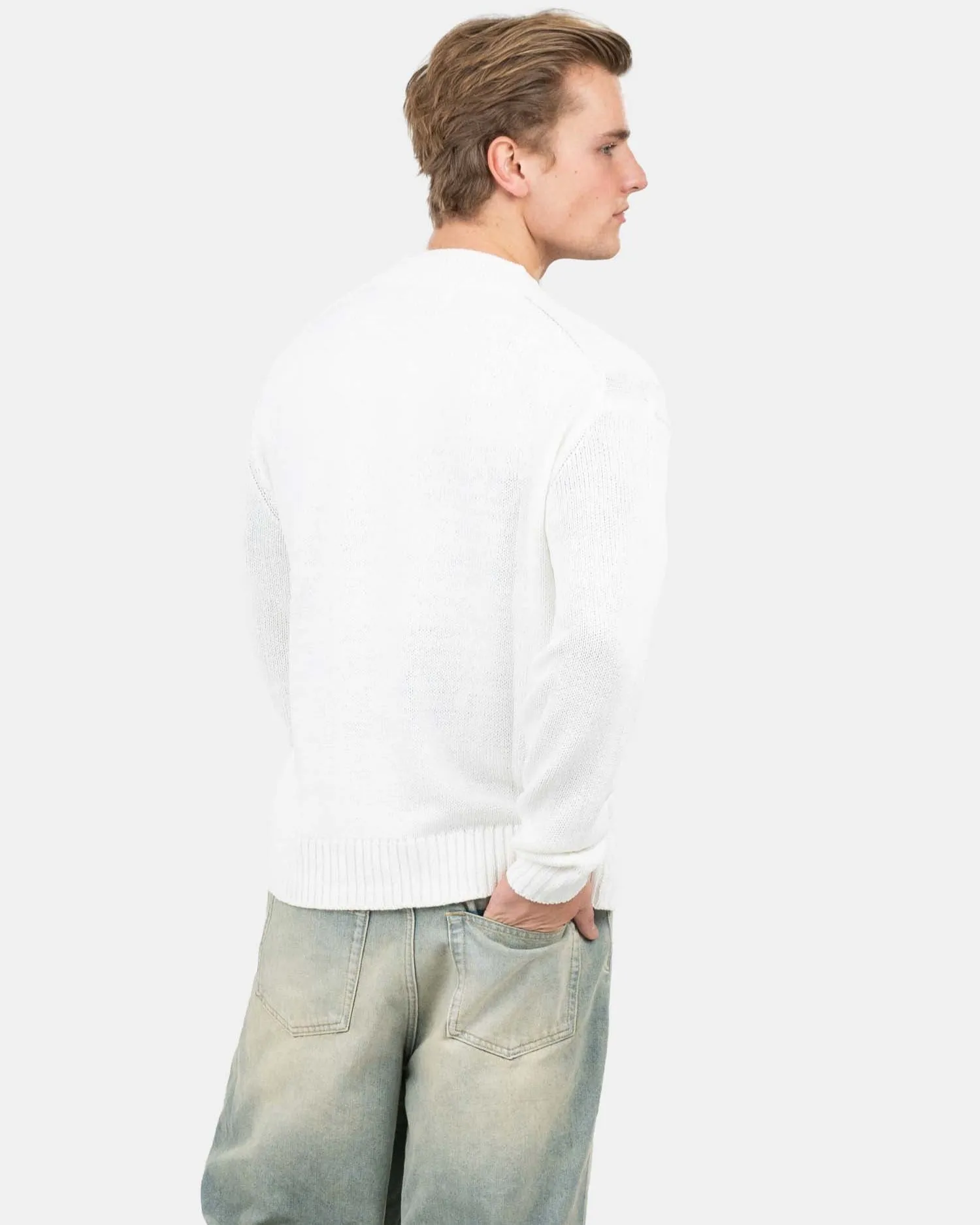 Cardigan With Pockets Hvid