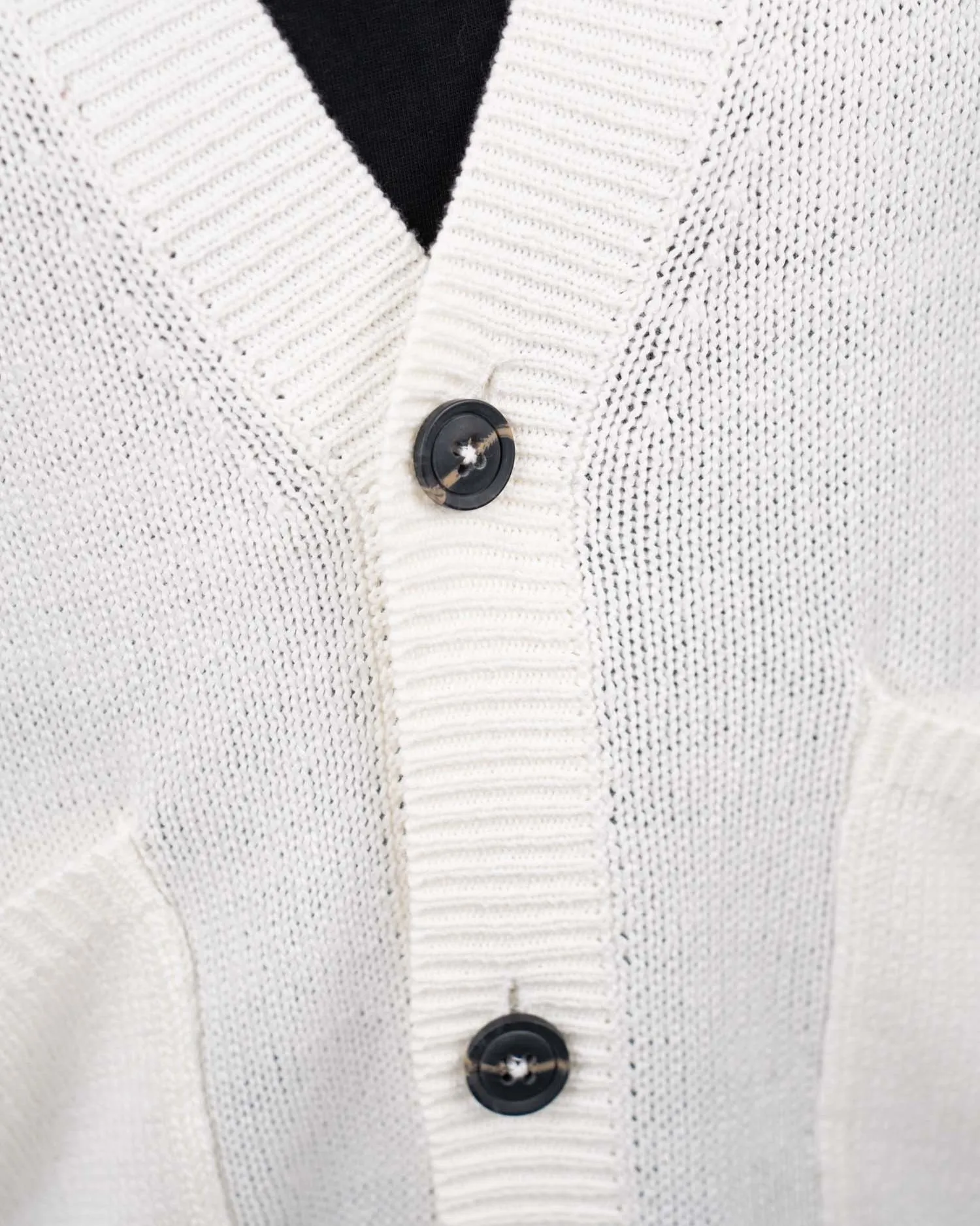 Cardigan With Pockets Hvid