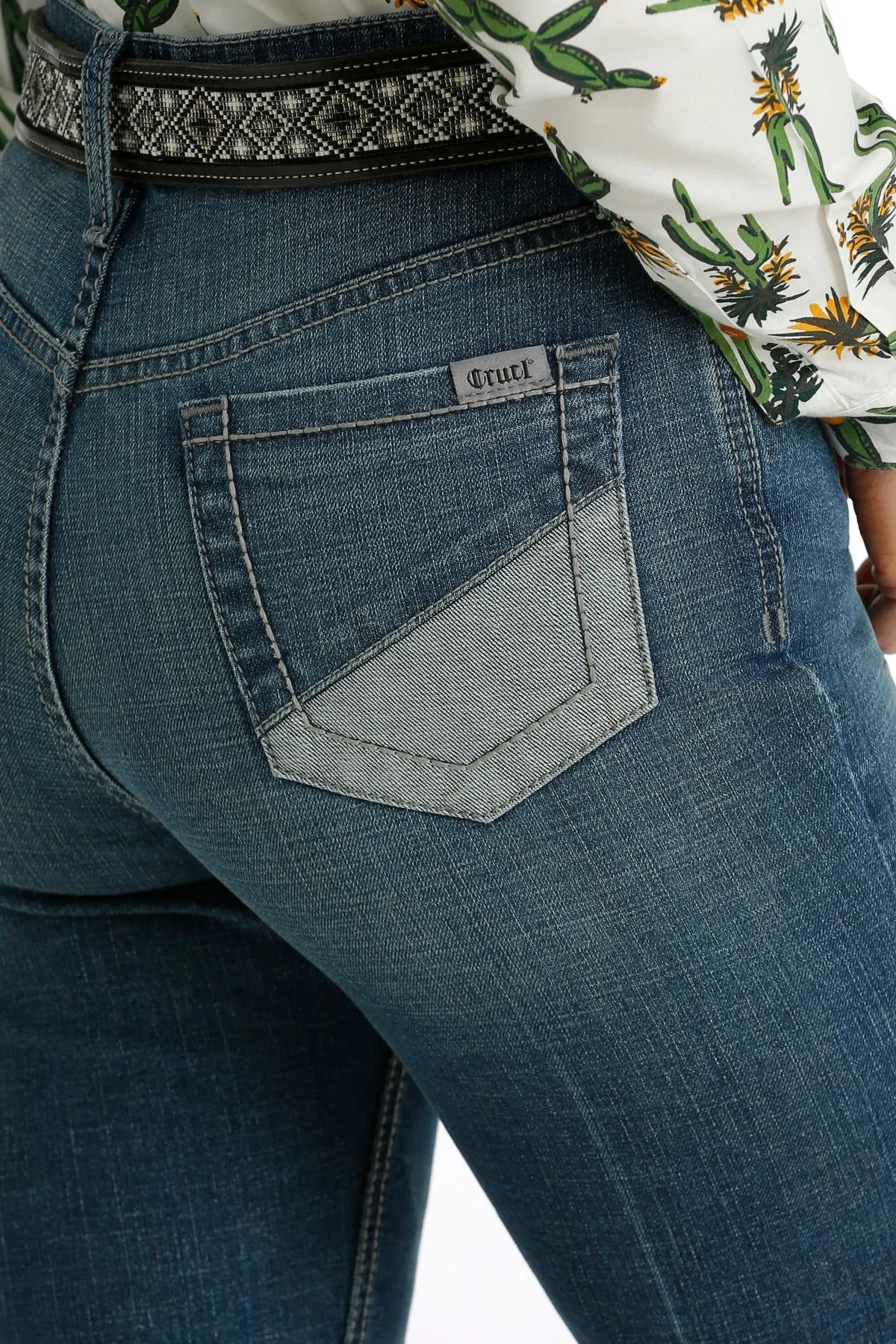 Cruel Women's Skylar Sky-High Rise Bootcut in Indigo Dark Stone Wash