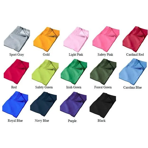Custom Varsity Stadium Blanket with School Initials & Mascot