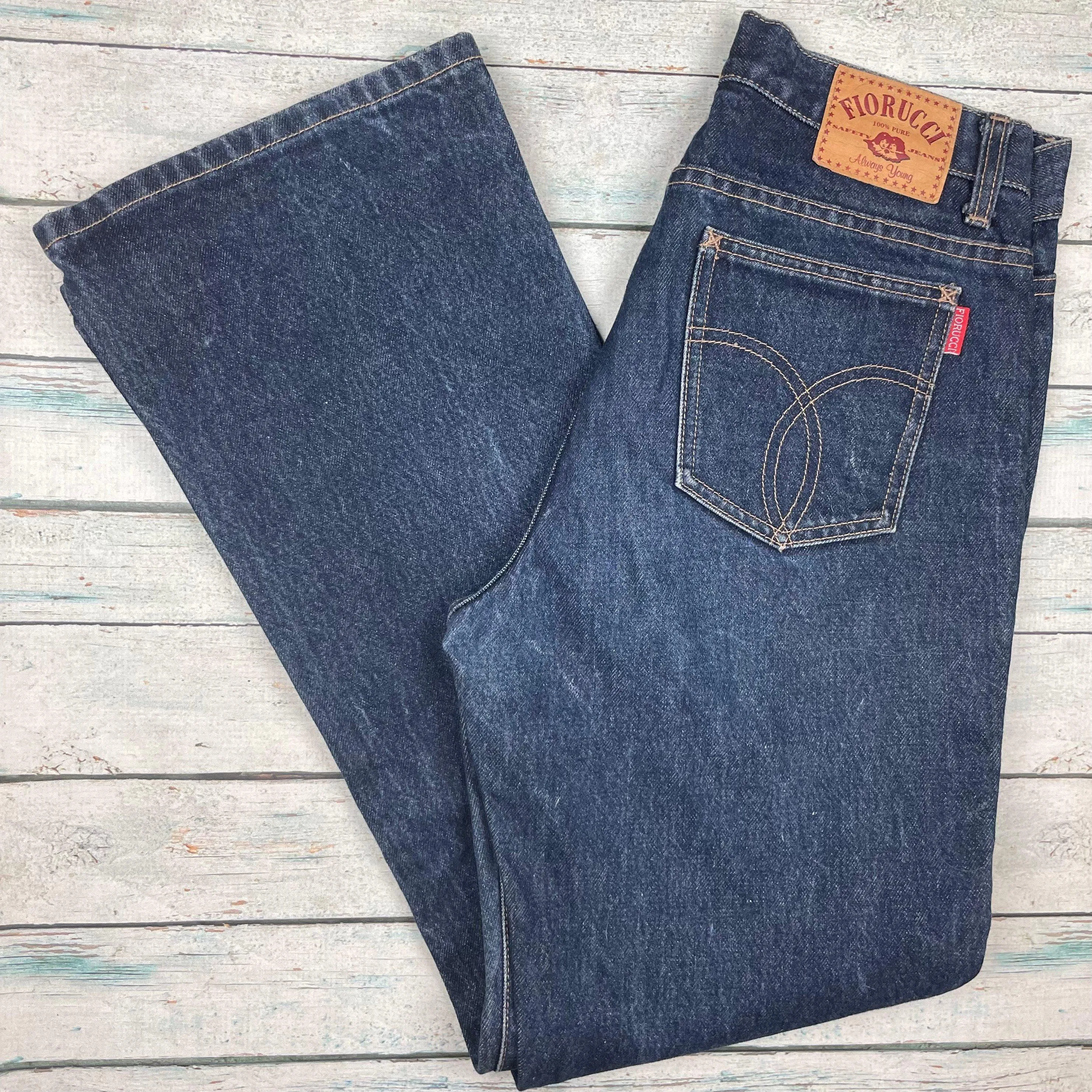 Fiorucci 90's Classic Fit  Denim Jeans- Suit Size 9/10