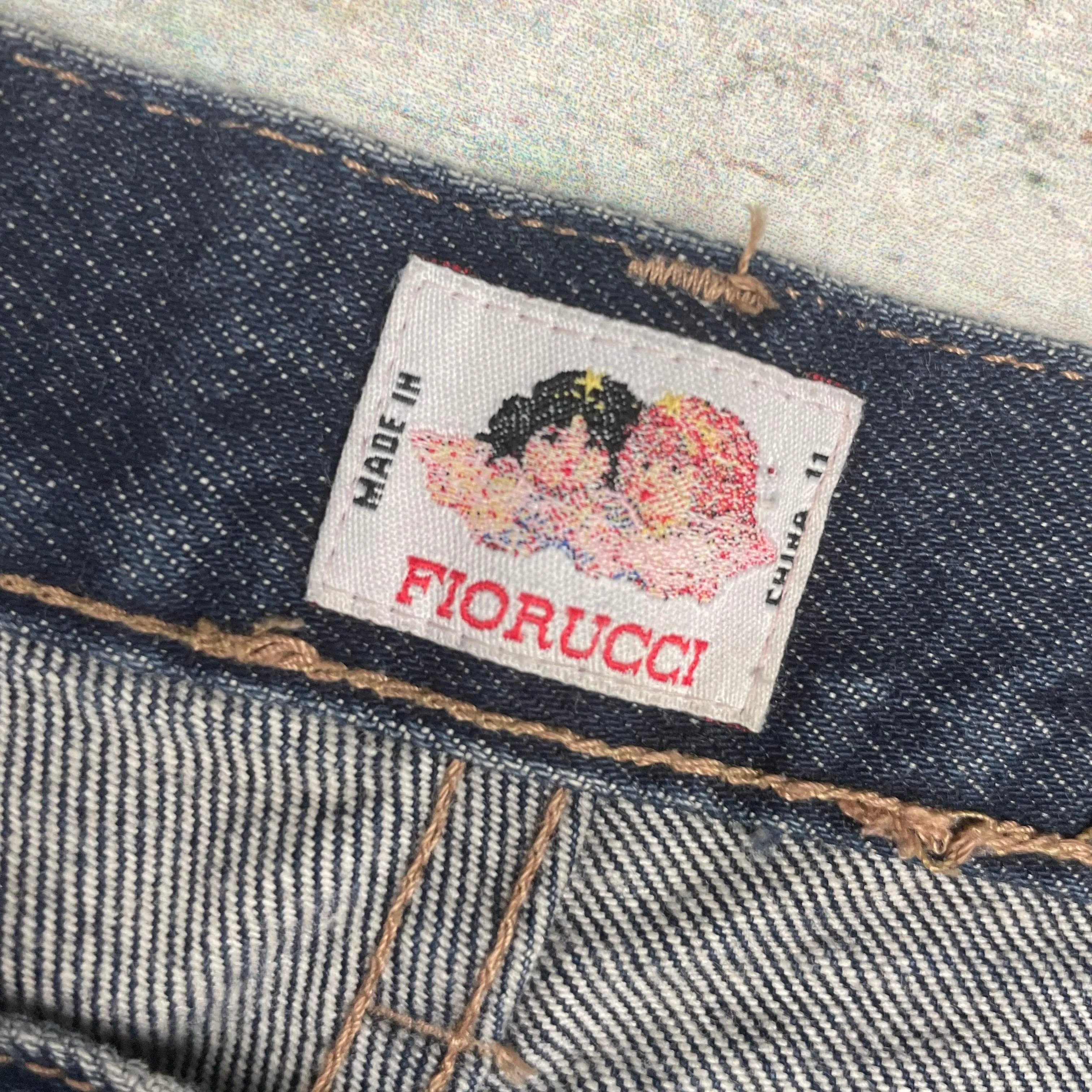 Fiorucci 90's Classic Fit  Denim Jeans- Suit Size 9/10
