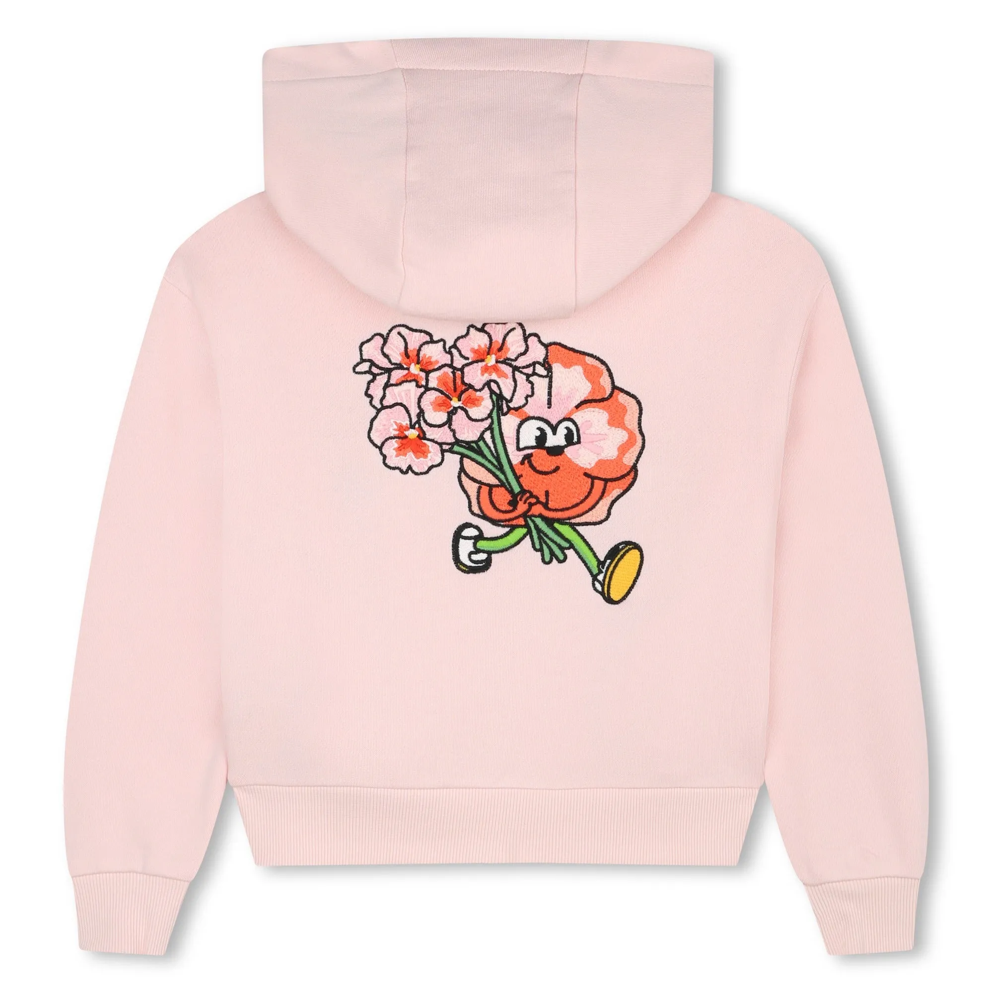 Flower Zip-Up Hoodie