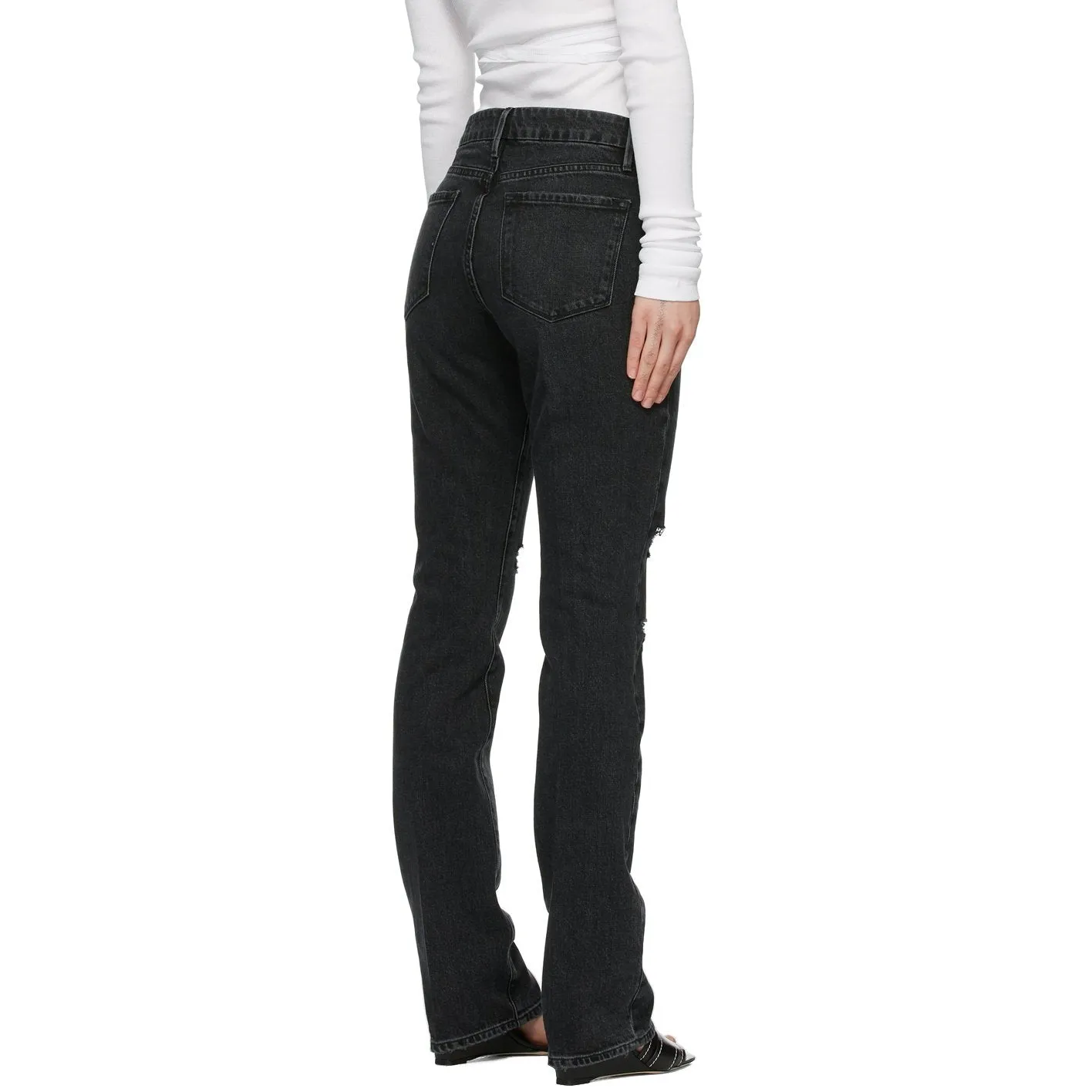 Frame Black 'Le Mini Boot' Jeans