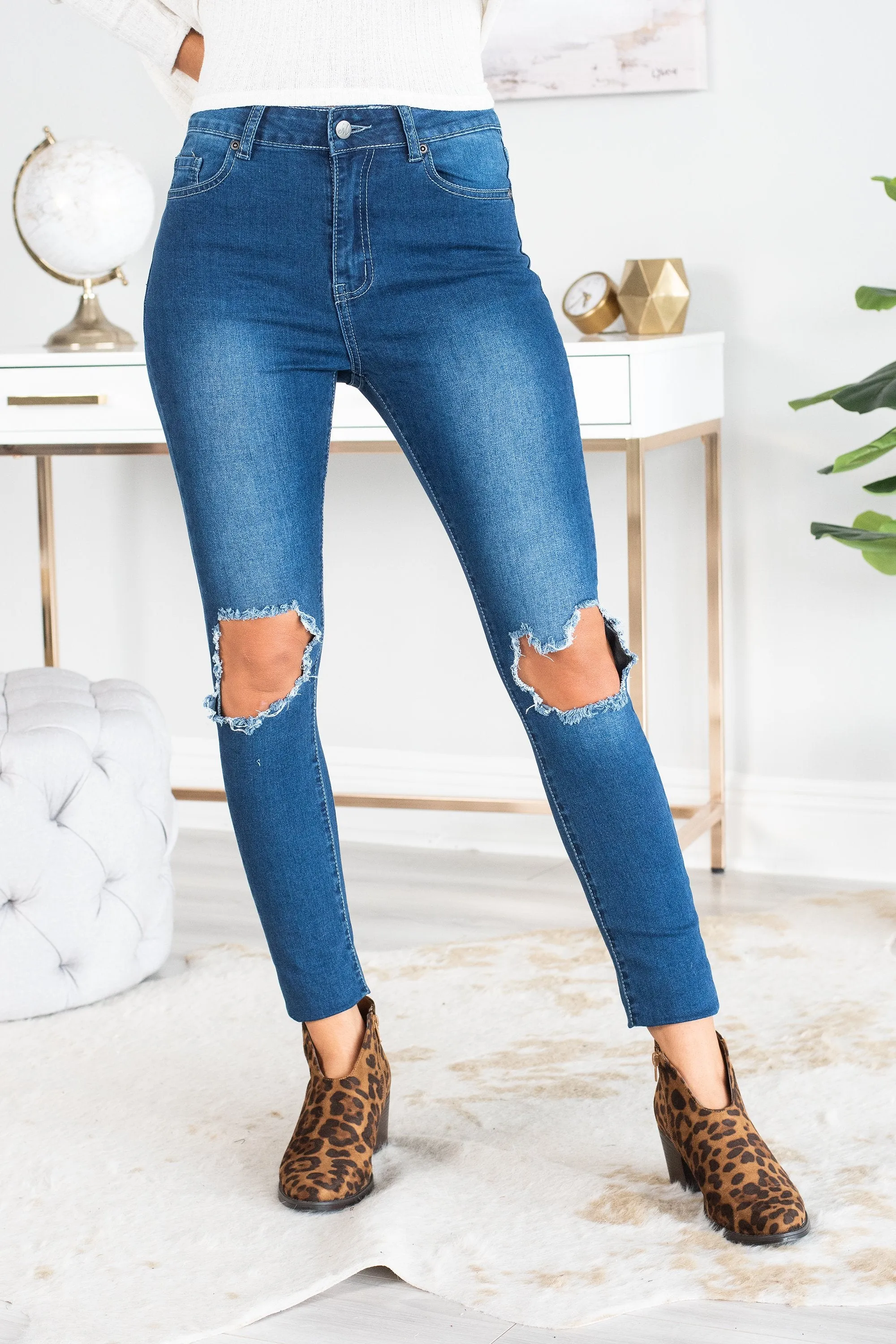 Good News Medium Denim Skinny Jeans
