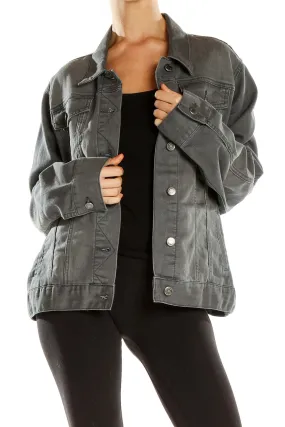 Gray Denim Jacket