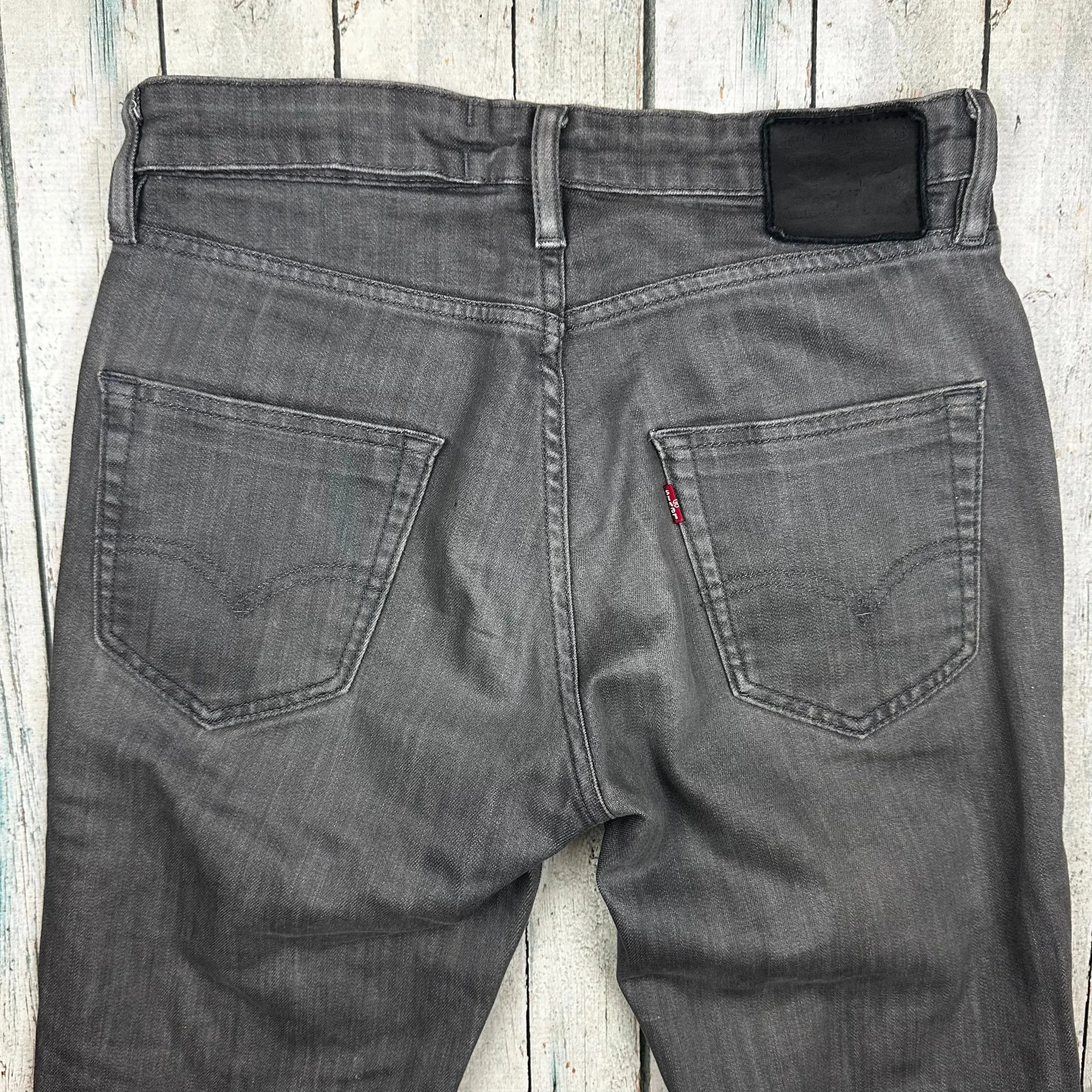 Levis Mens Grey Jeans Skinny Jeans- Size 30/32