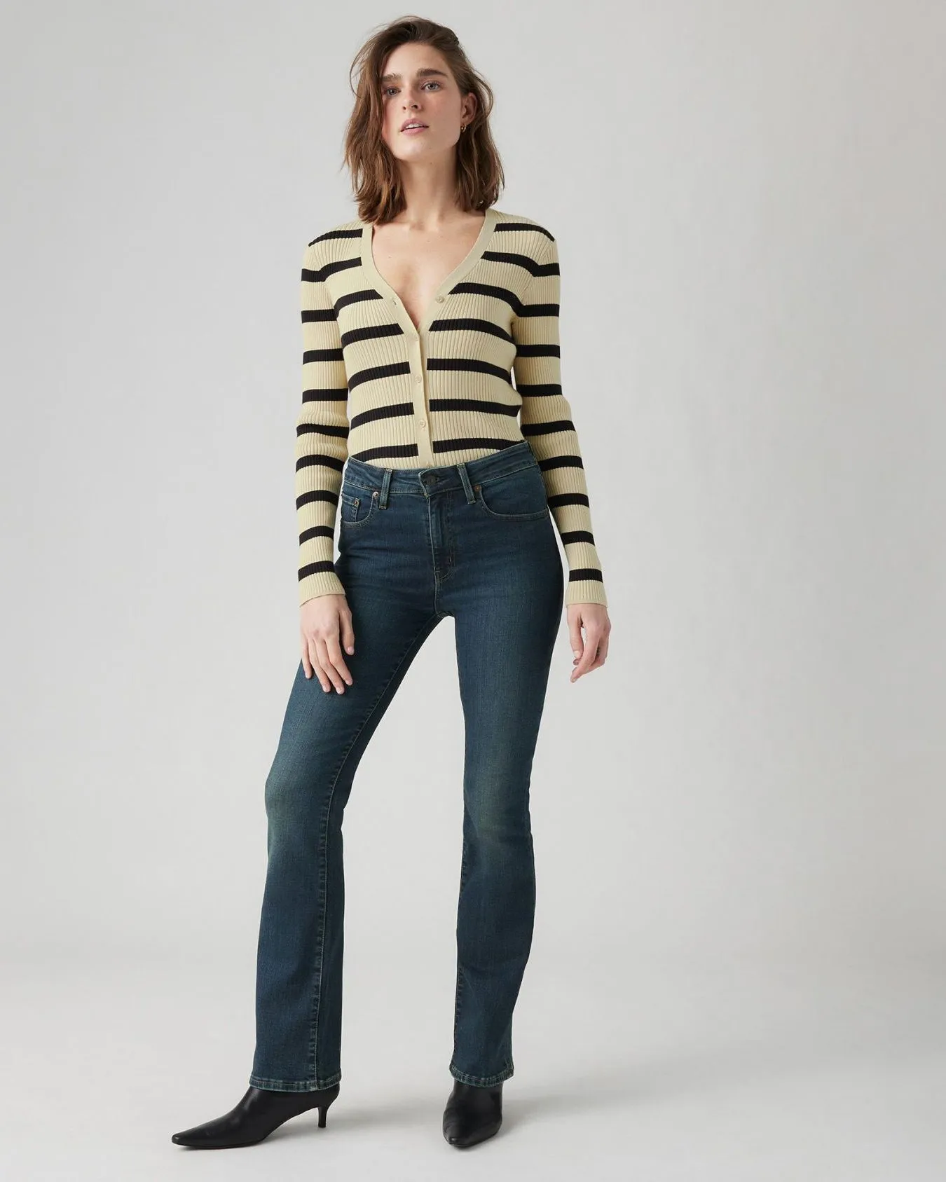 Levi's® Womens 725 High Rise Bootcut Jeans - Blue Swell