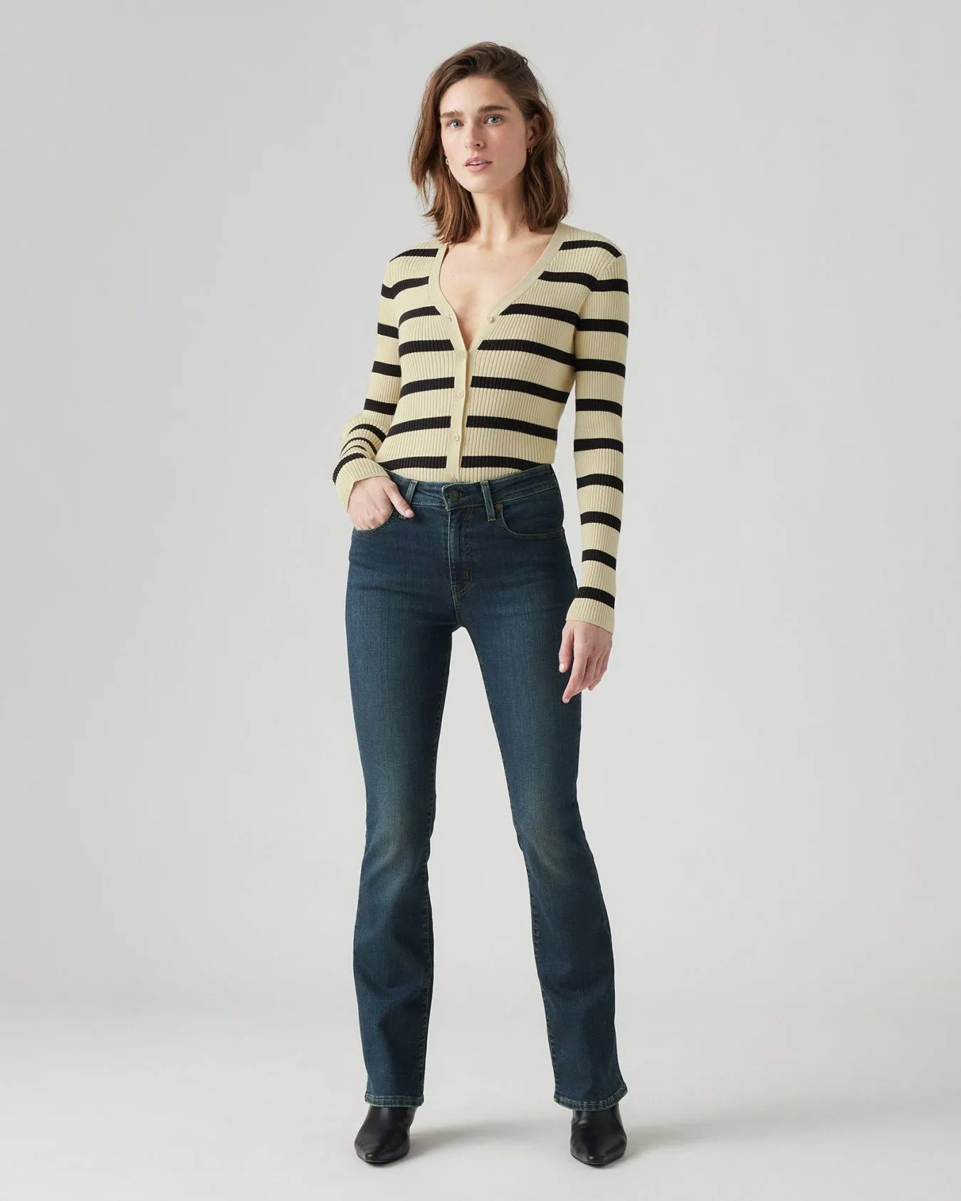 Levi's® Womens 725 High Rise Bootcut Jeans - Blue Swell