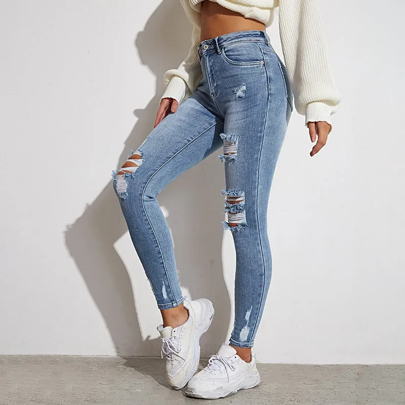 Light Blue Skinny Jeans