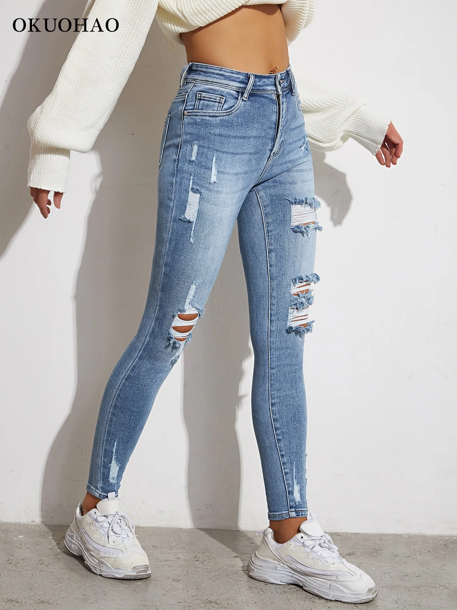 Light Blue Skinny Jeans