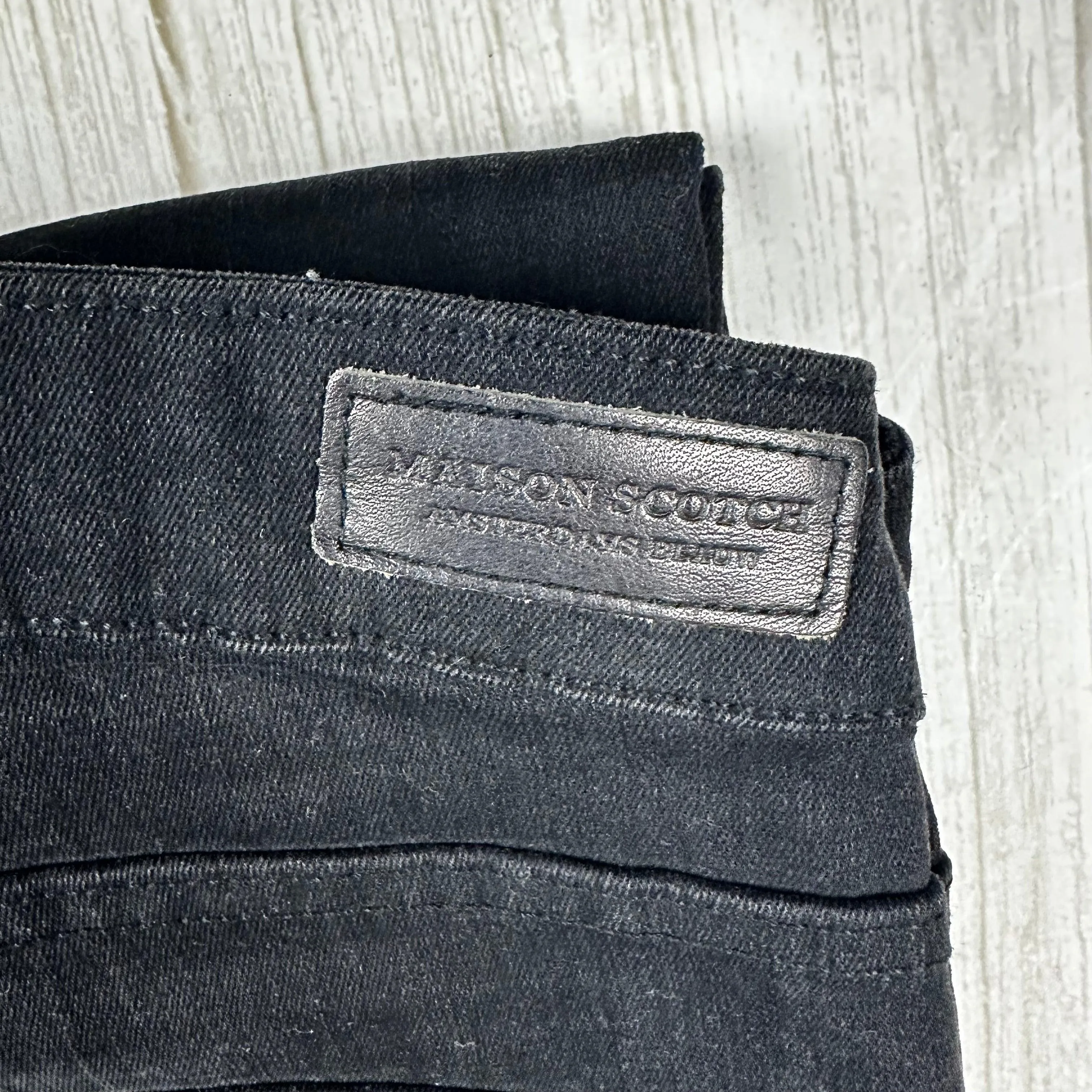Maison Scotch 'La Parisienne' Black Skinny Jeans - Size 26/32