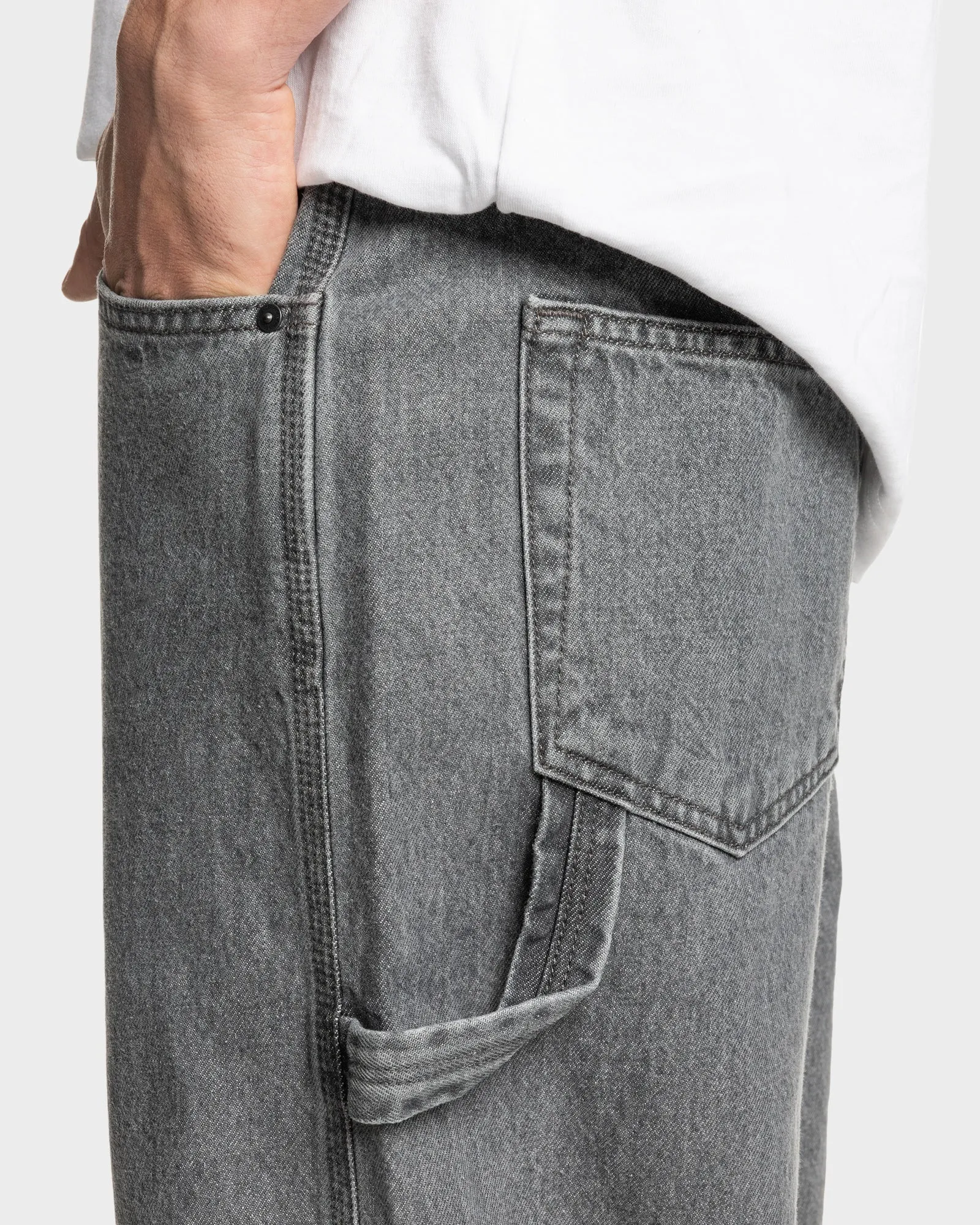 Mens Worker Baggy Relaxed Fit Jeans