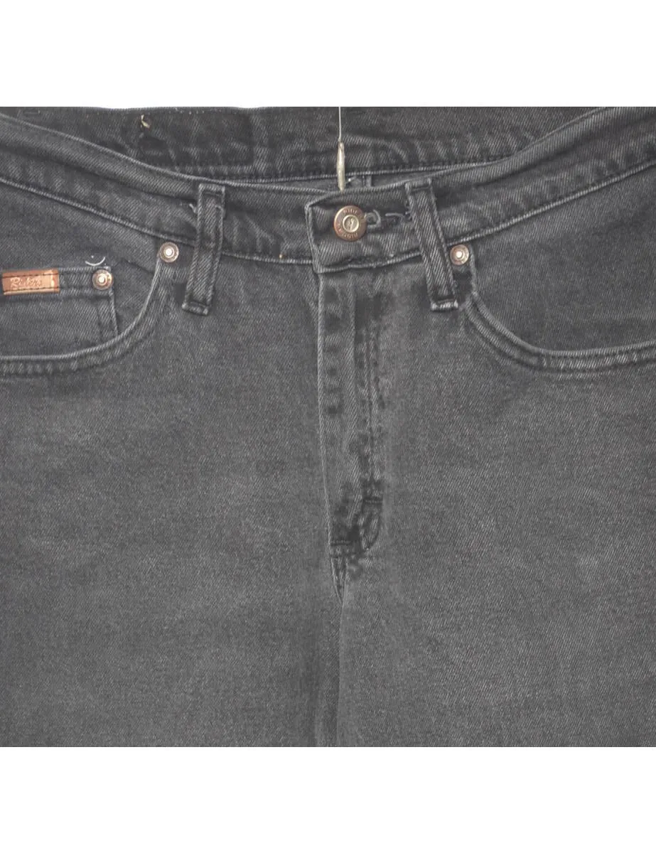 Mid-Rise Black Bootcut Lee Jeans - W28 L30