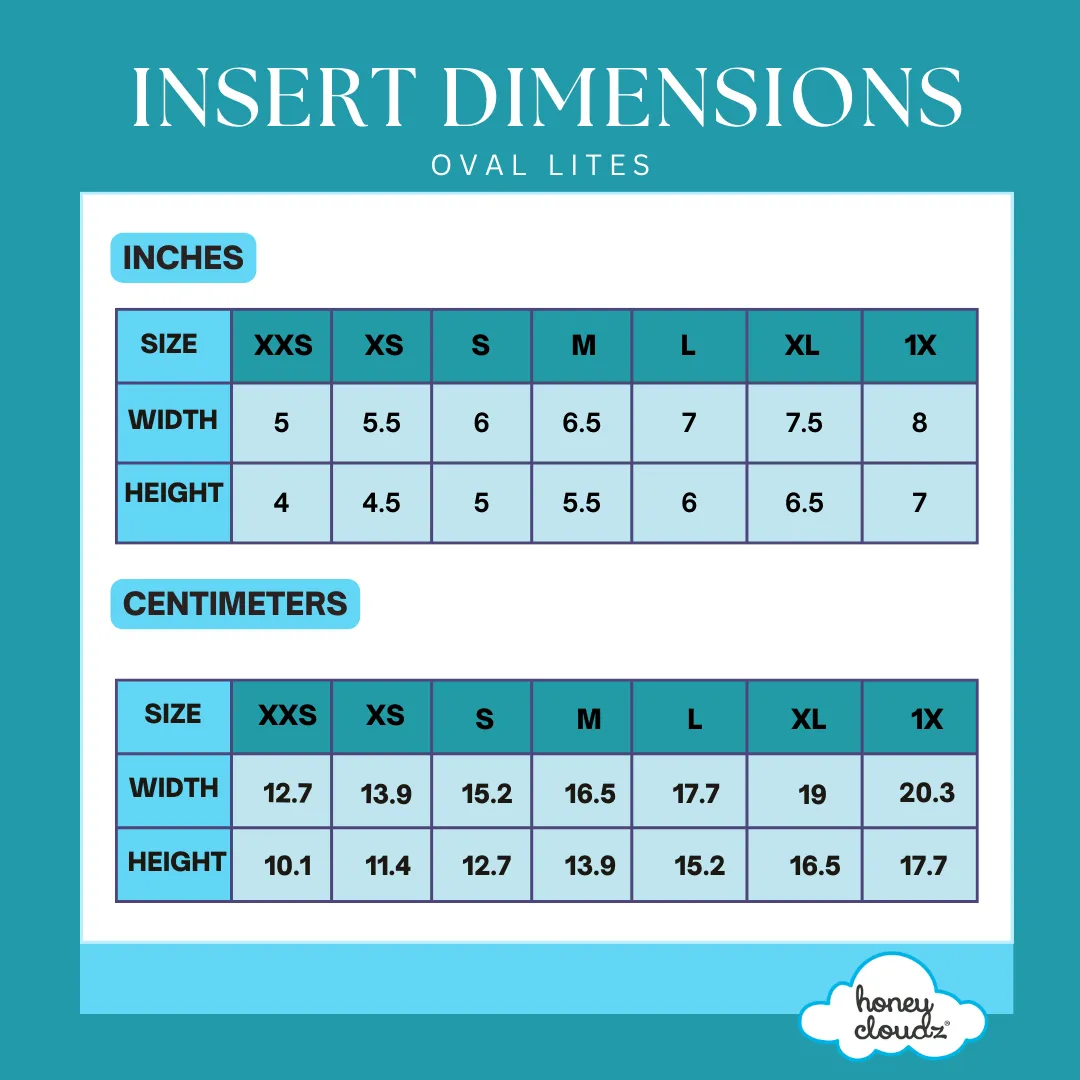 Oval Lites Bra Inserts