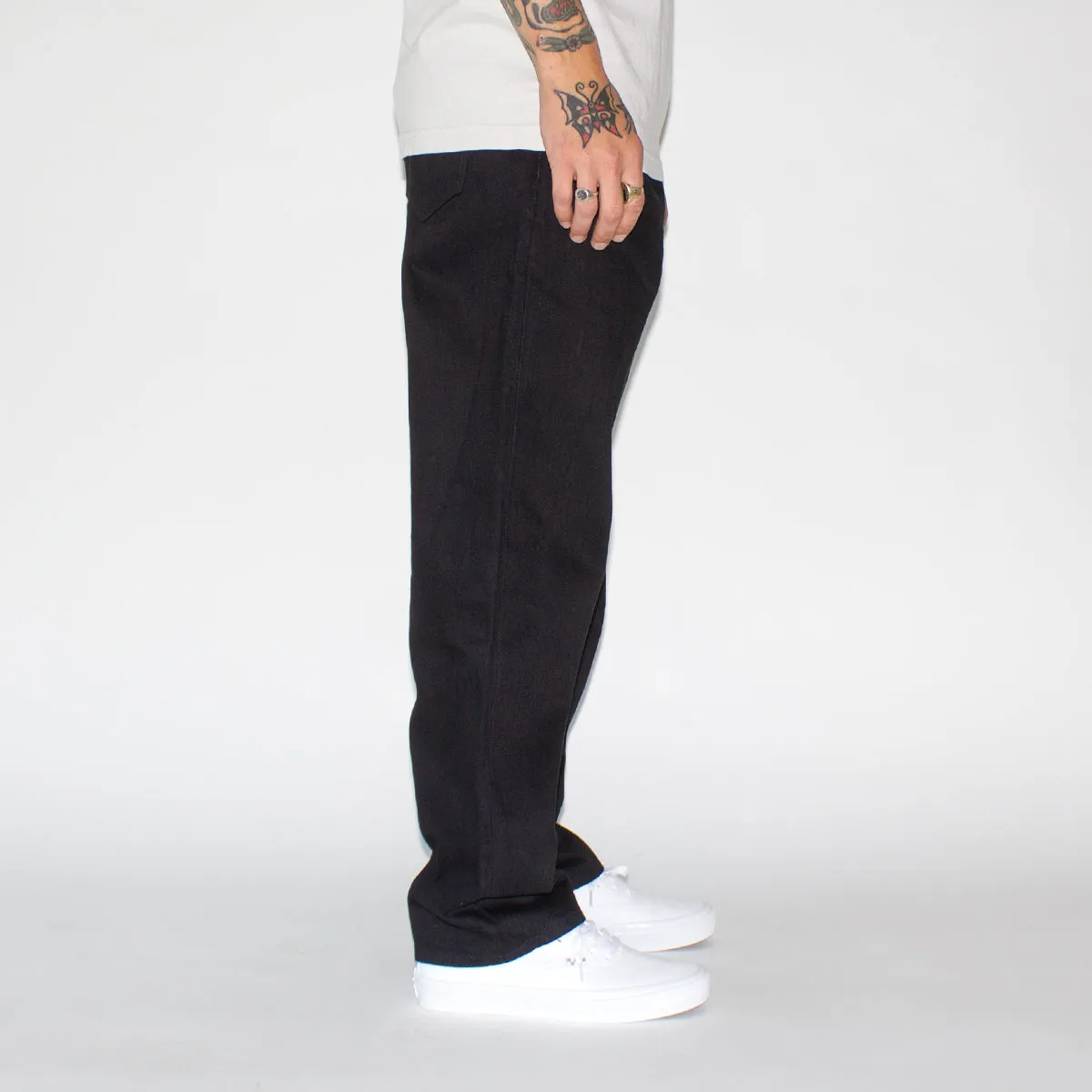 Pleated Jeans