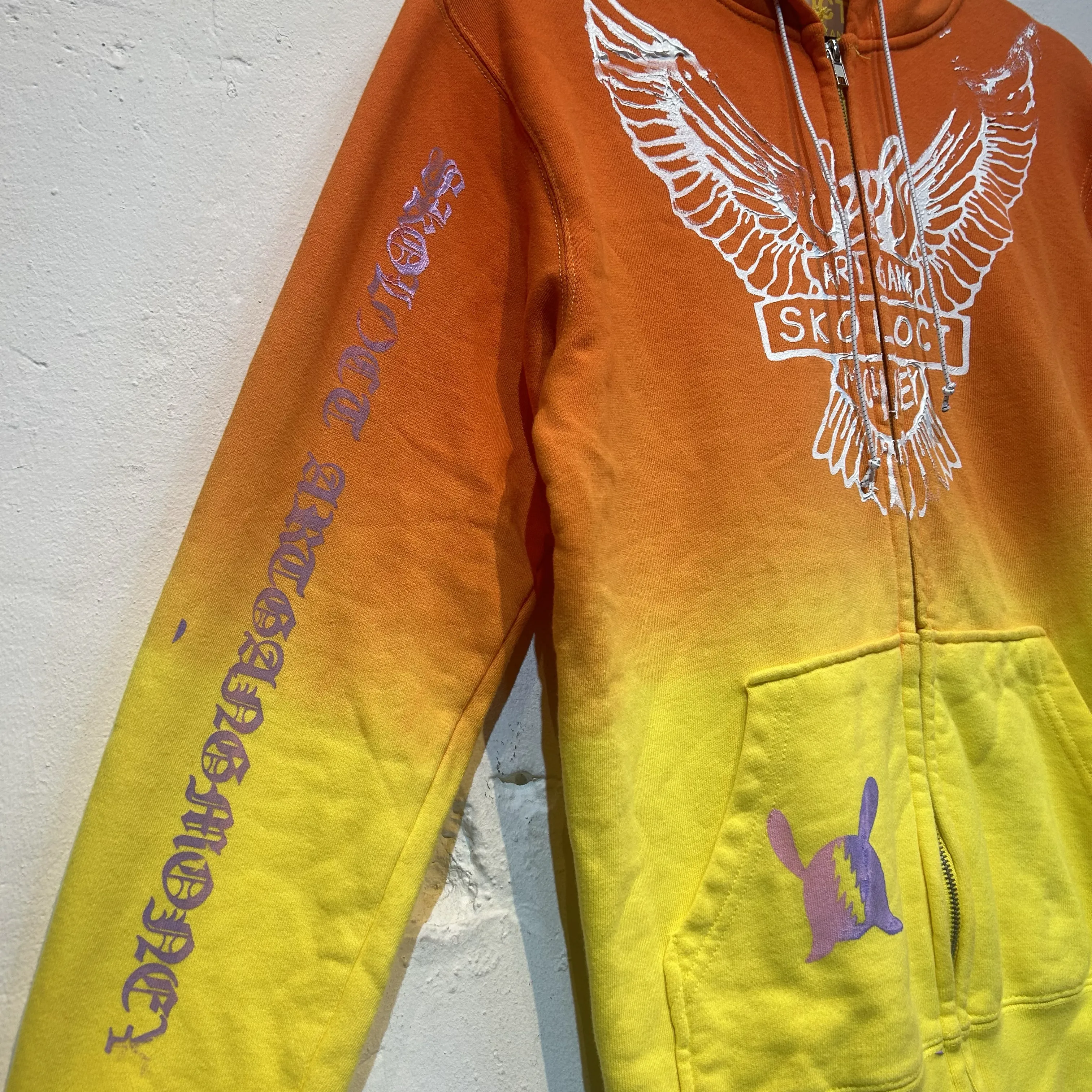 REMIX SKO EAGLE ZIP HOODIE