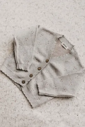 Scallop Knit Cardy