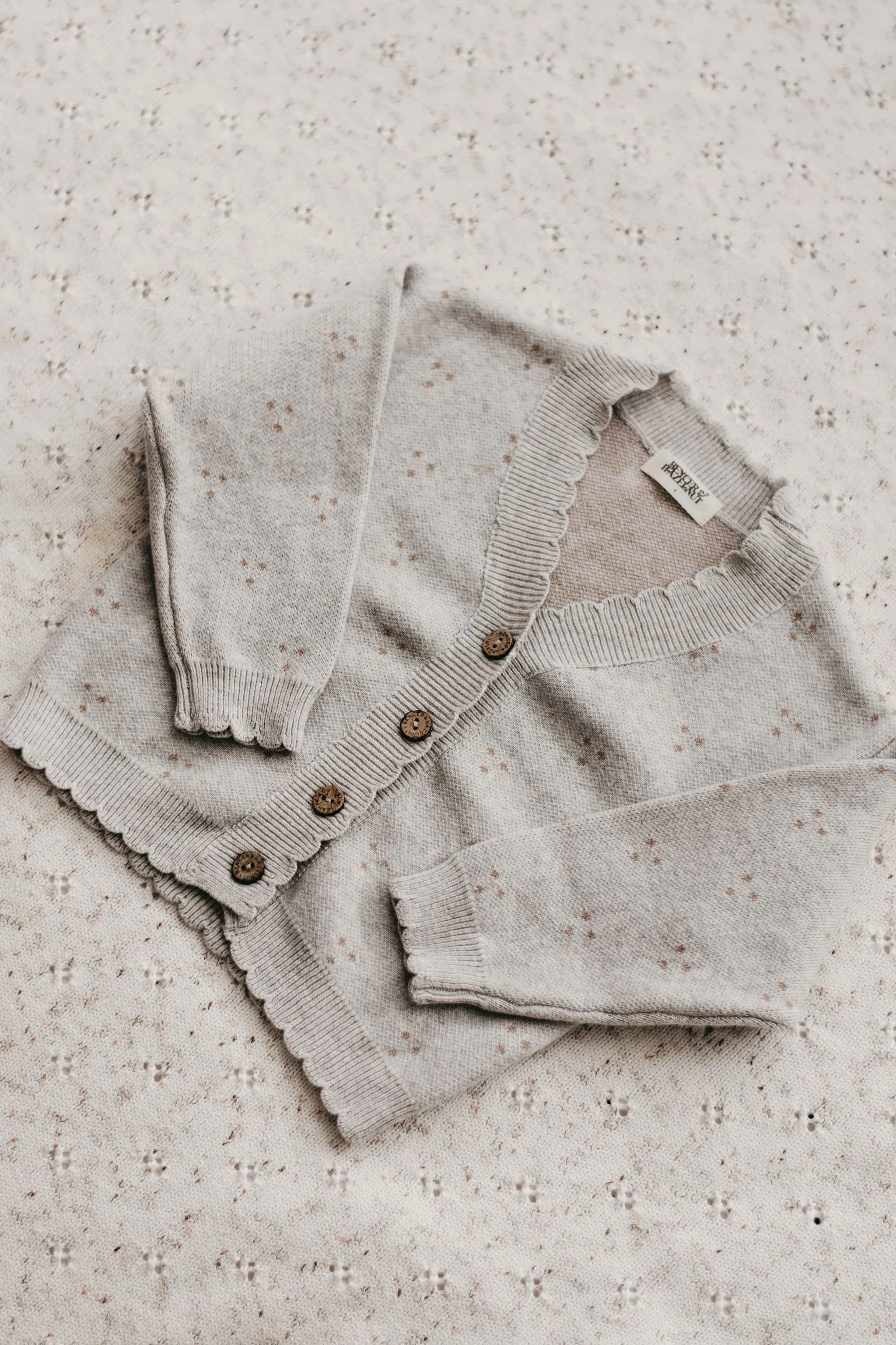 Scallop Knit Cardy