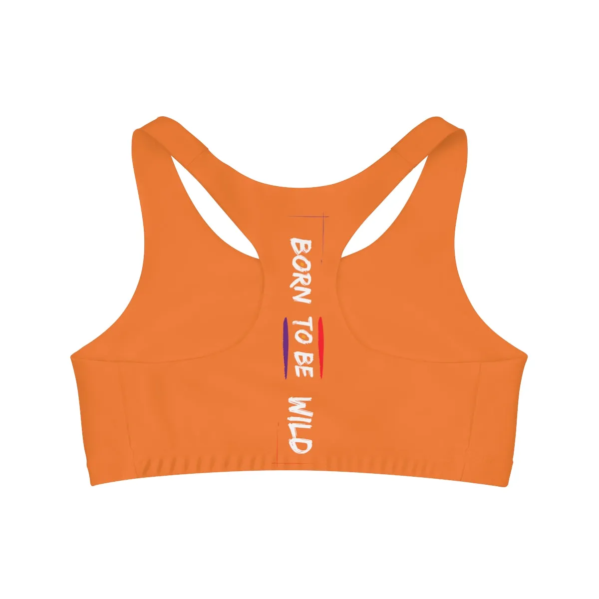 Sports Bra (Born to Be Wild) Orange