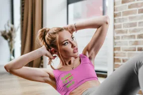 Sports Bra (Born to Be Wild) Pink