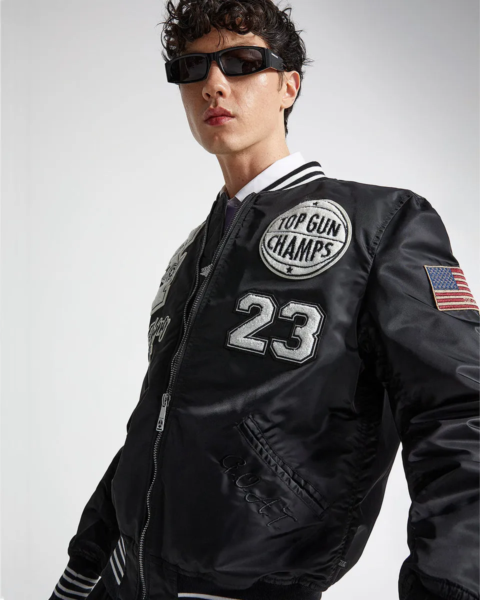 Top Gun Flying Legend Lightweight Jacket Black