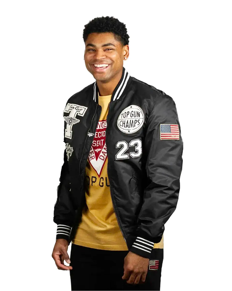 Top Gun Flying Legend Lightweight Jacket Black