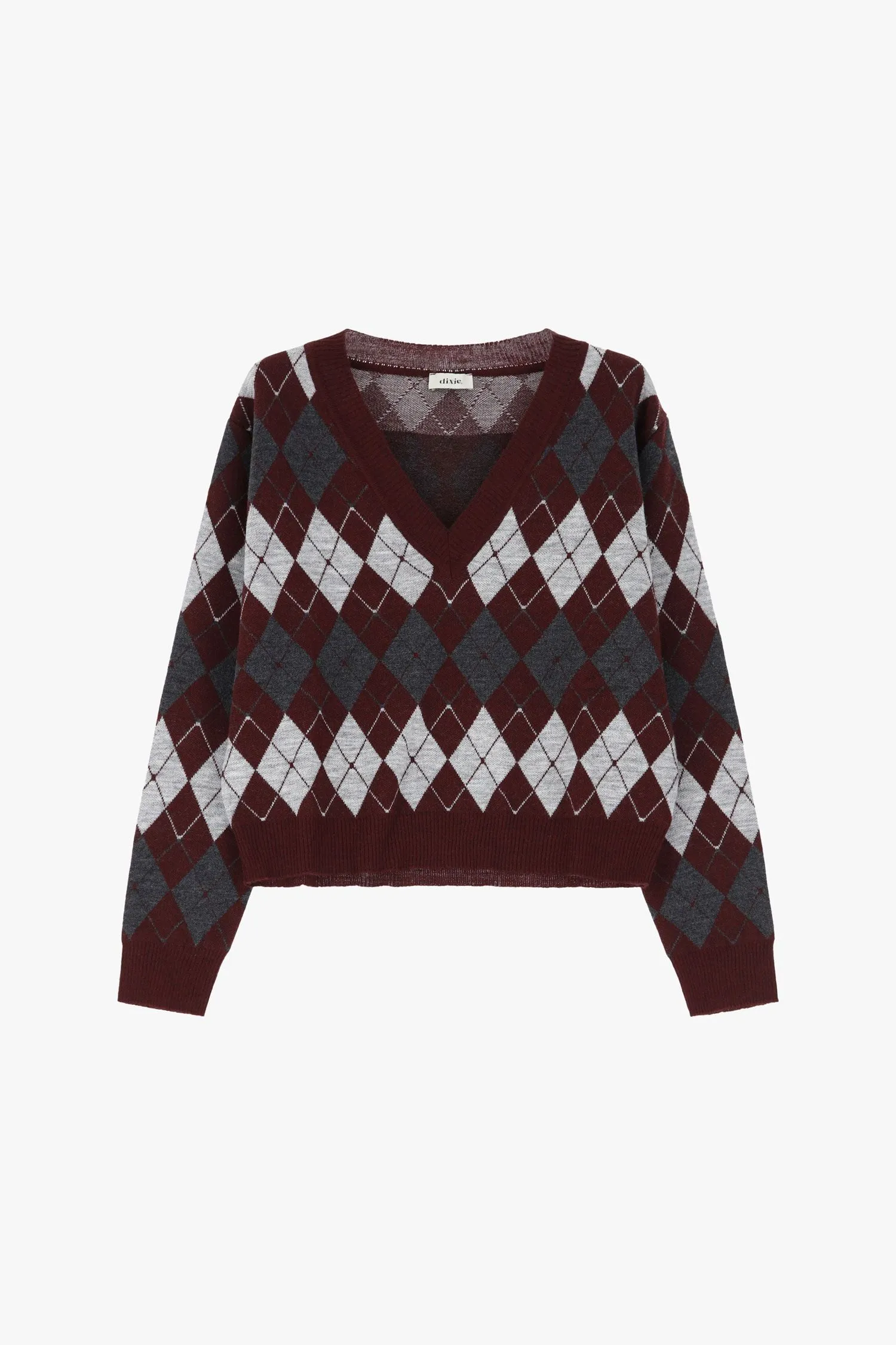 V-neck Diamond Sweater