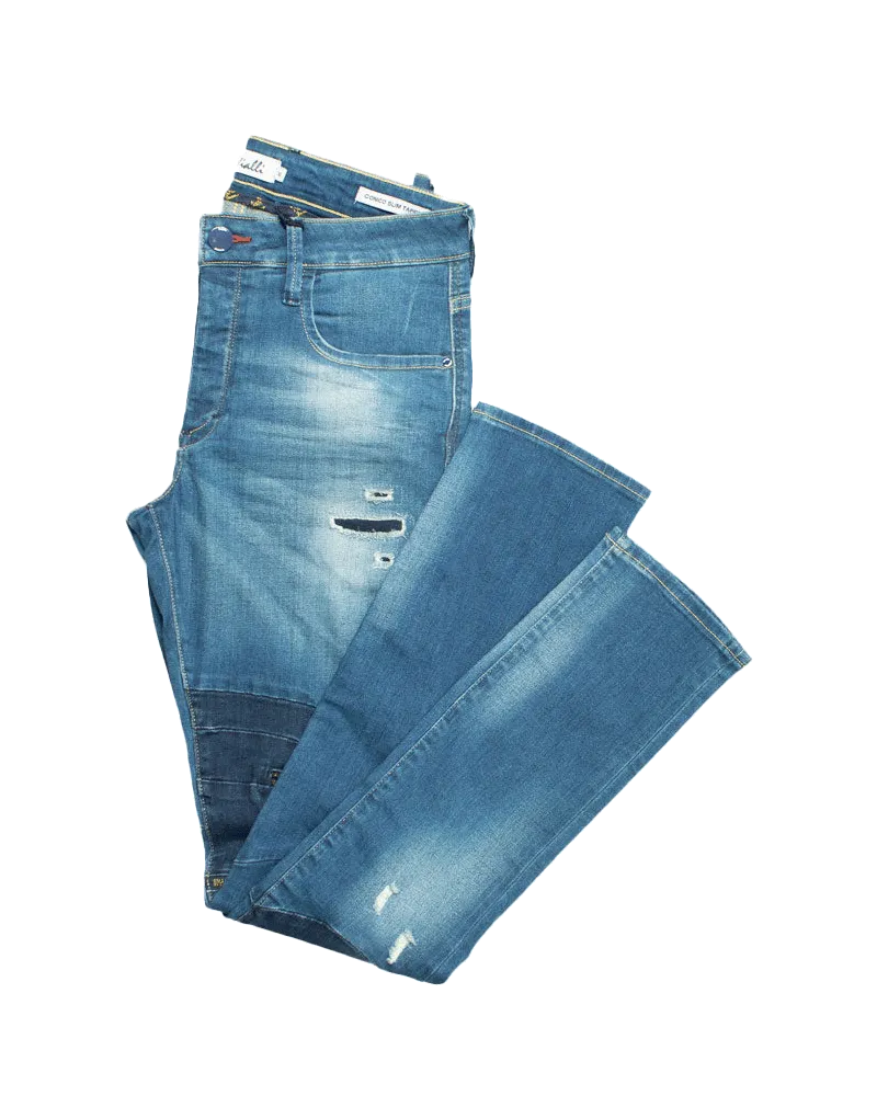 Vialli Pietro Conico Slim Blue Jean
