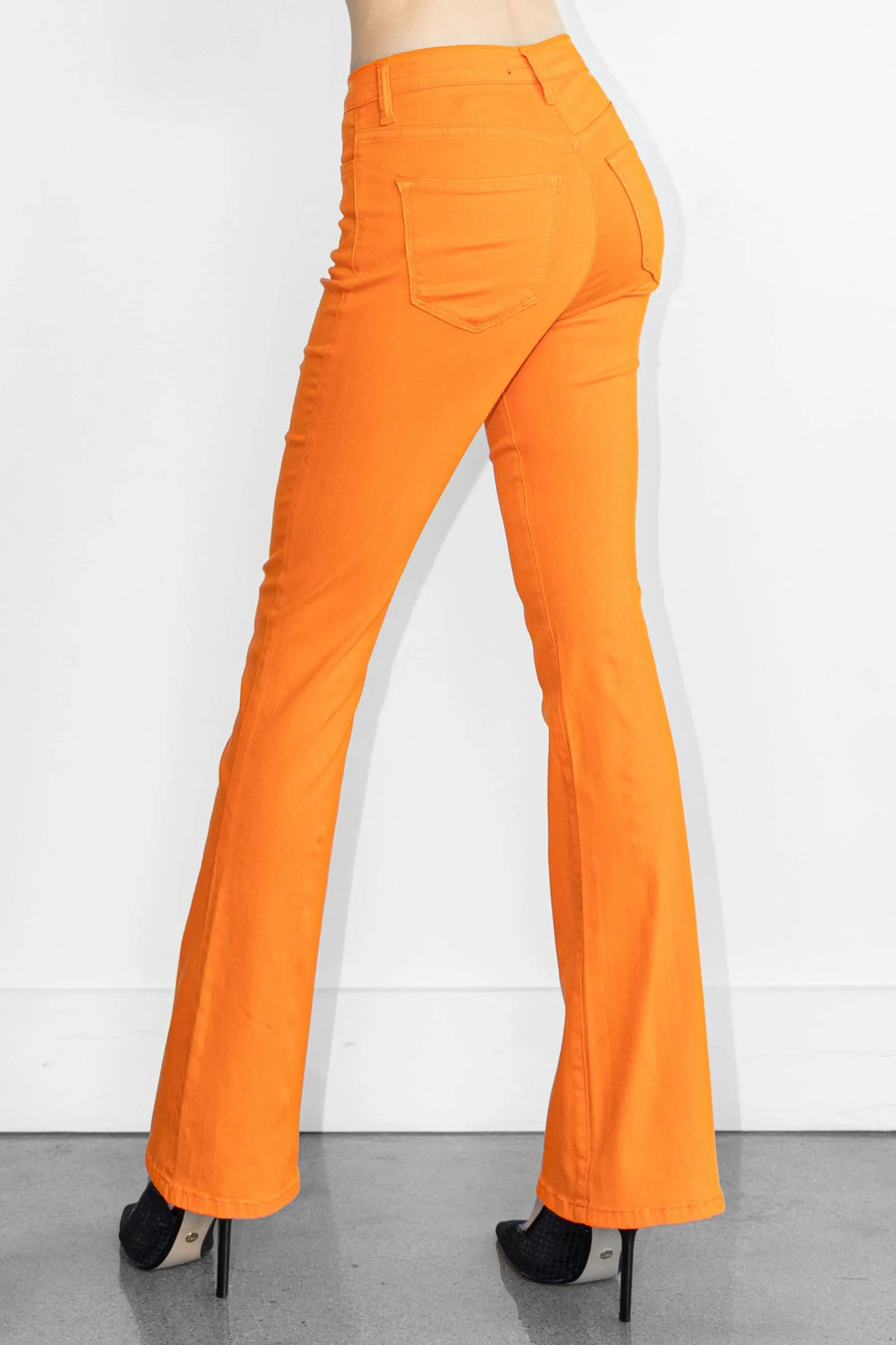 Vibrant Color Bootcut Jeans