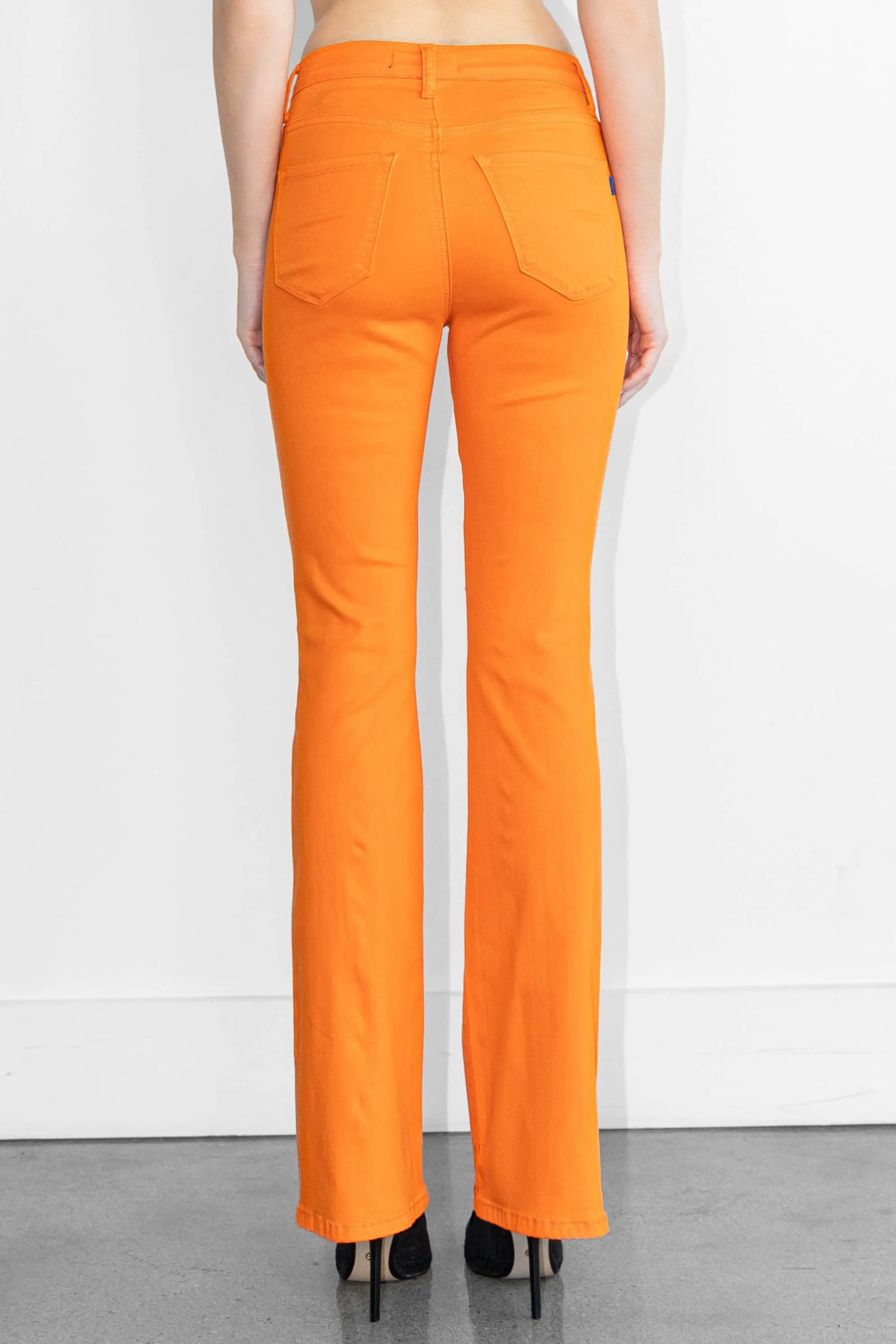 Vibrant Color Bootcut Jeans
