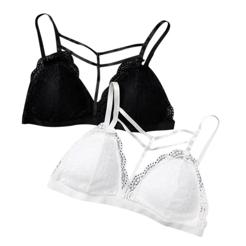 White Lace Bralette Bras