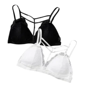 White Lace Bralette Bras