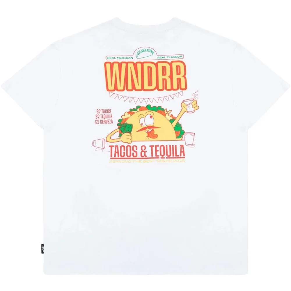 WNDRR Taco Box Fit Tee - White