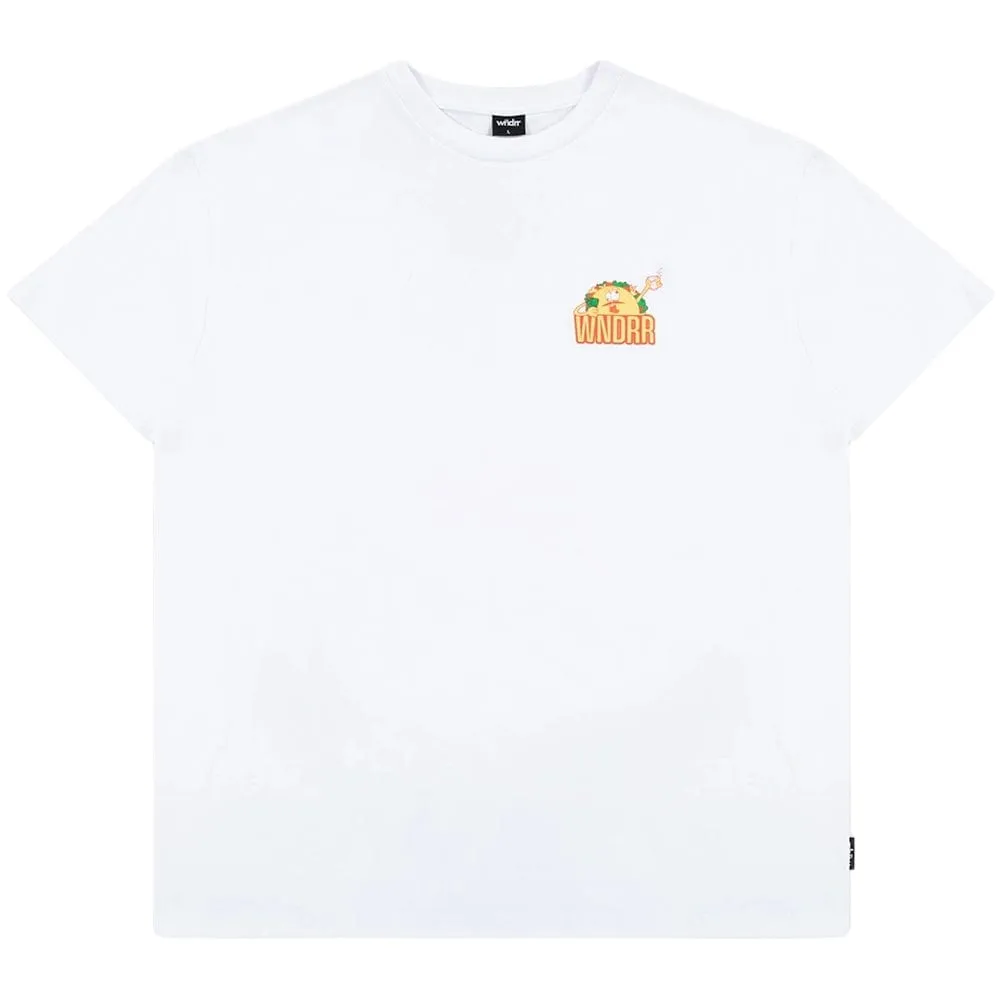 WNDRR Taco Box Fit Tee - White