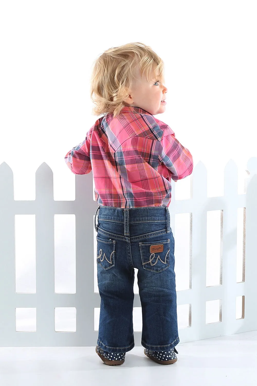 WRANGLER BABY GIRL WESTERN 5 POCKET JEAN IN DENIM STYLE PQJ113D