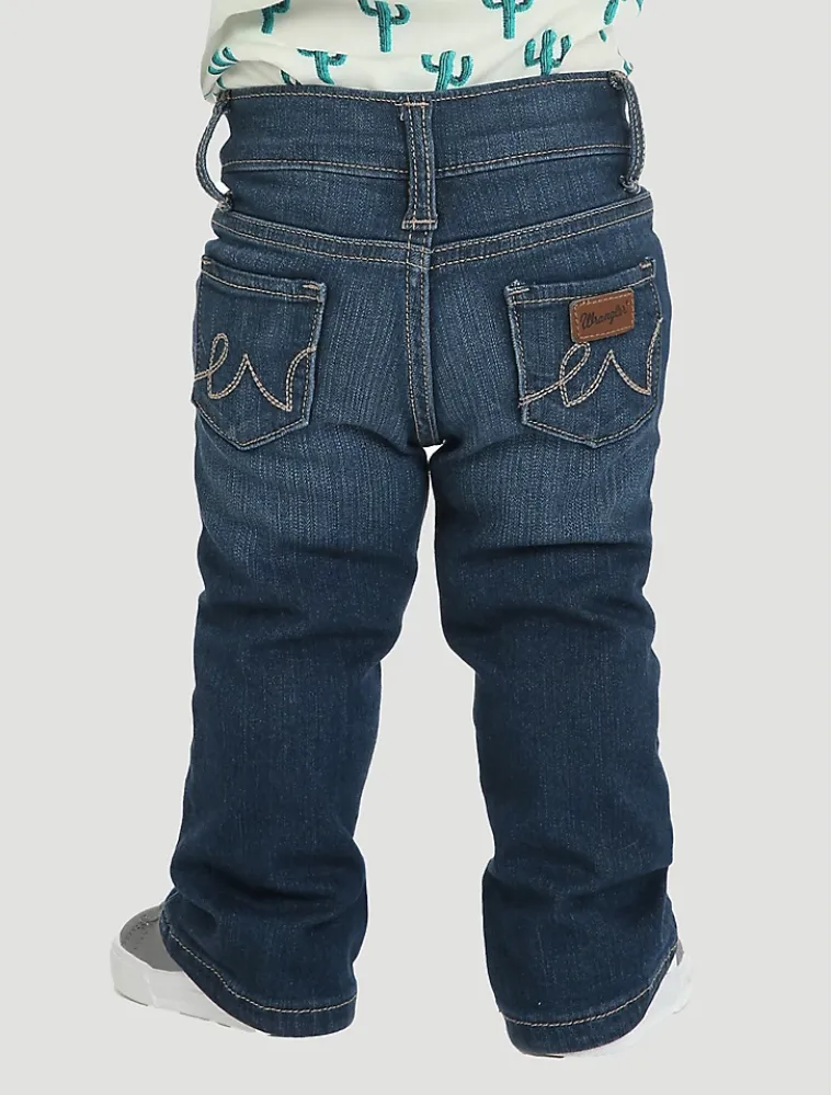 WRANGLER BABY GIRL WESTERN 5 POCKET JEAN IN DENIM STYLE PQJ113D