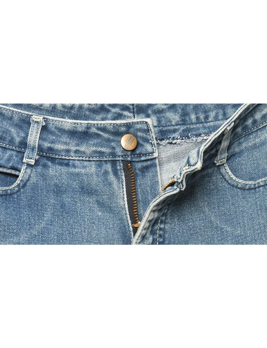 Zip Front Skinny Fit Jeans - W28 L29
